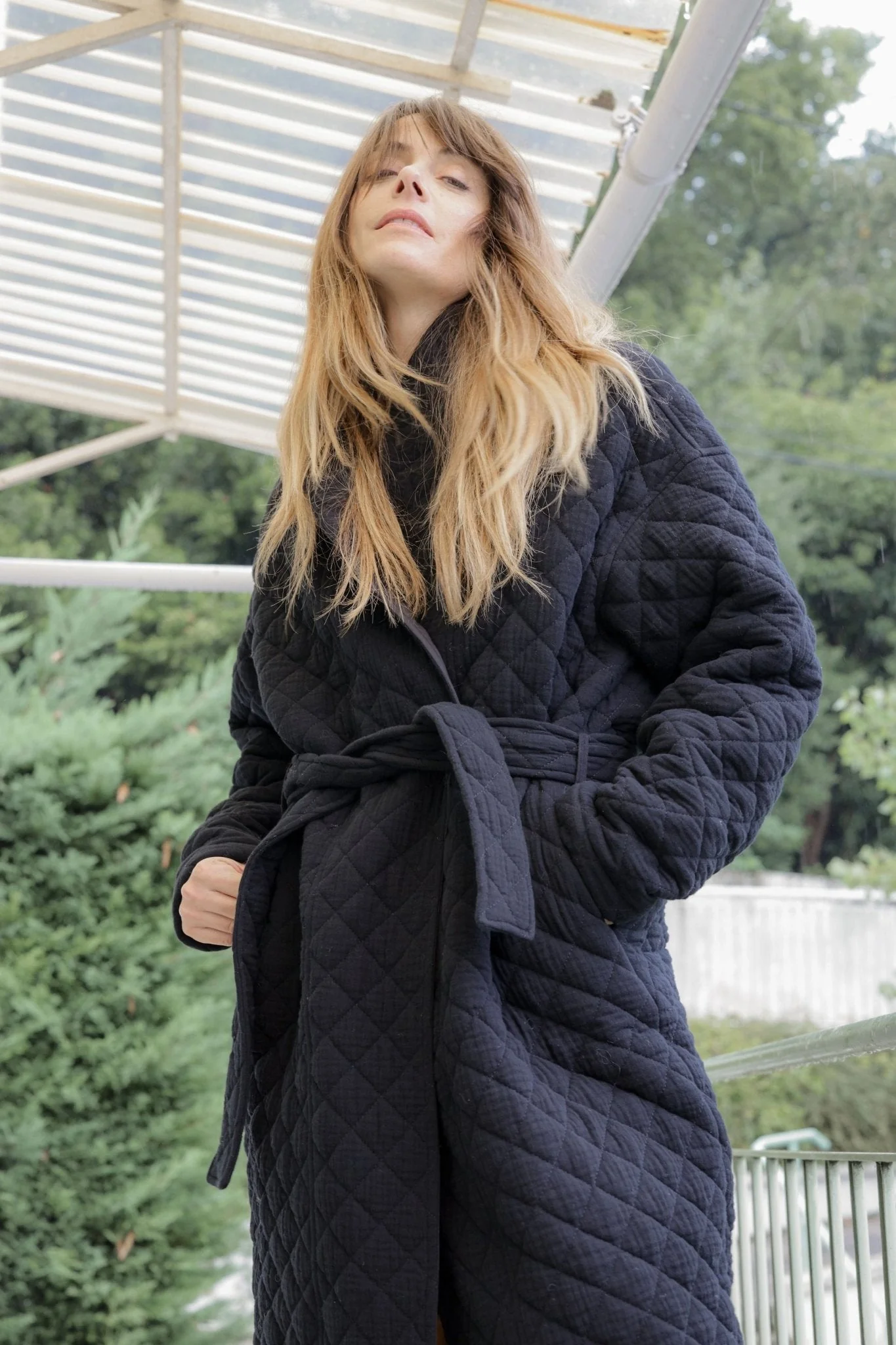 Manteau Neptune Long - Black - Image 3