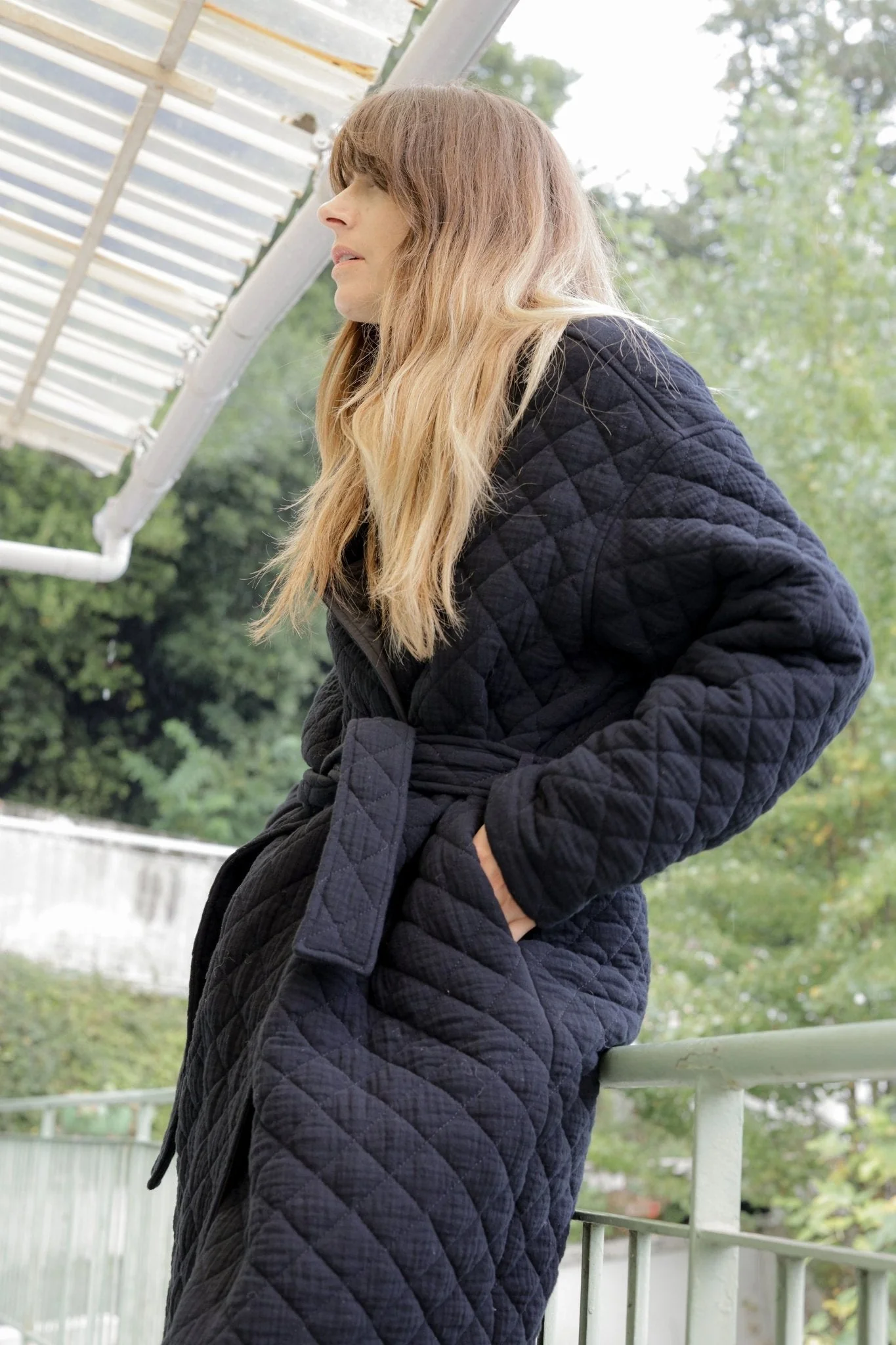 Manteau Neptune Long - Black - Image 8