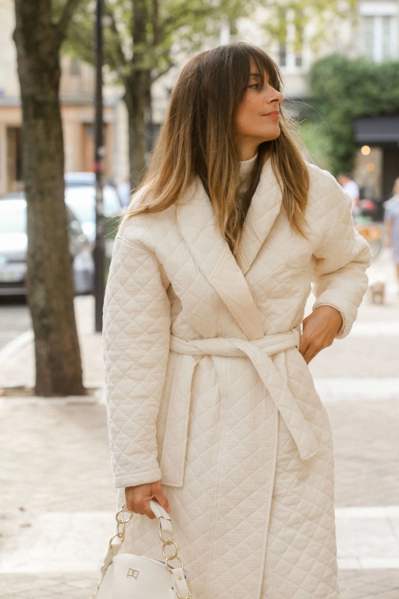 Manteau Neptune Long - écru - Image 12