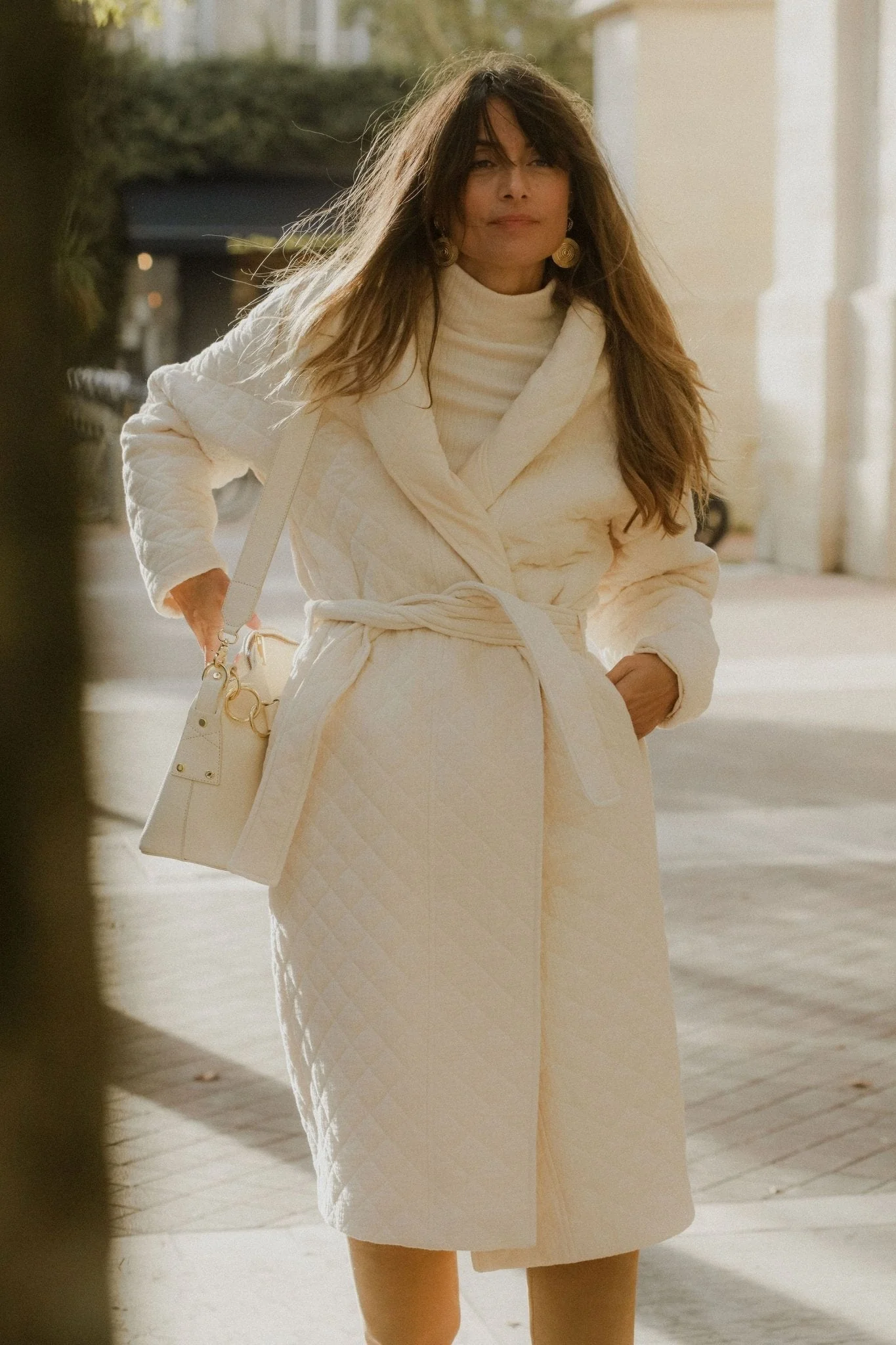 Manteau Neptune Long - écru - Image 13