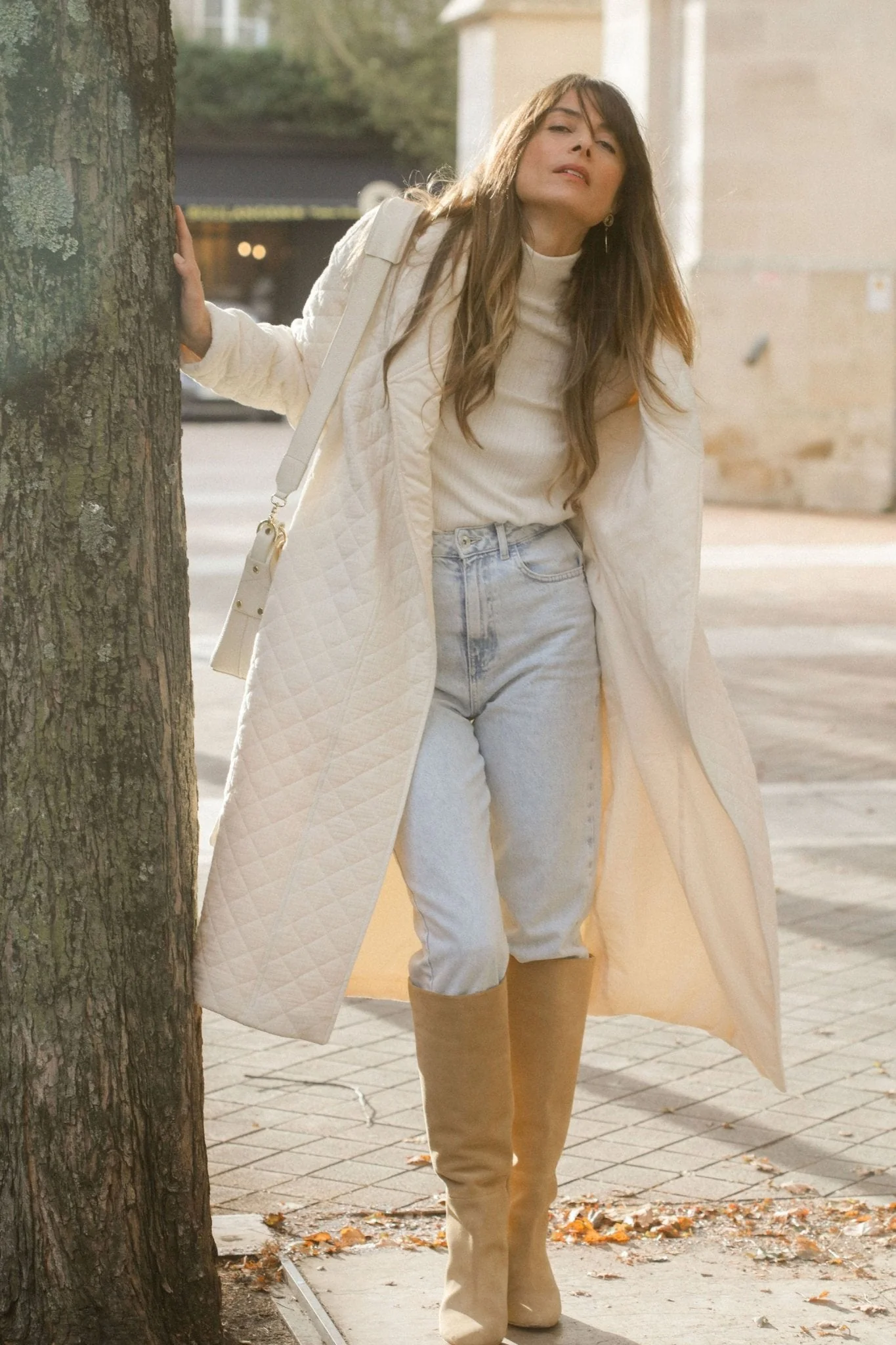 Manteau Neptune Long - écru - Image 6