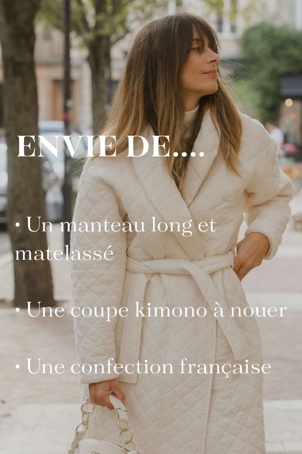 Manteau Neptune Long - écru - Image 7