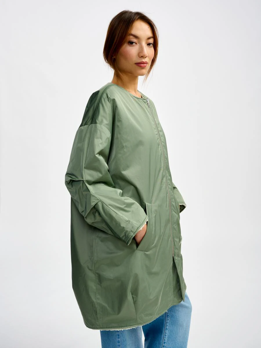 Manteau - Hug - Eucalyptus - Femme - Image 3