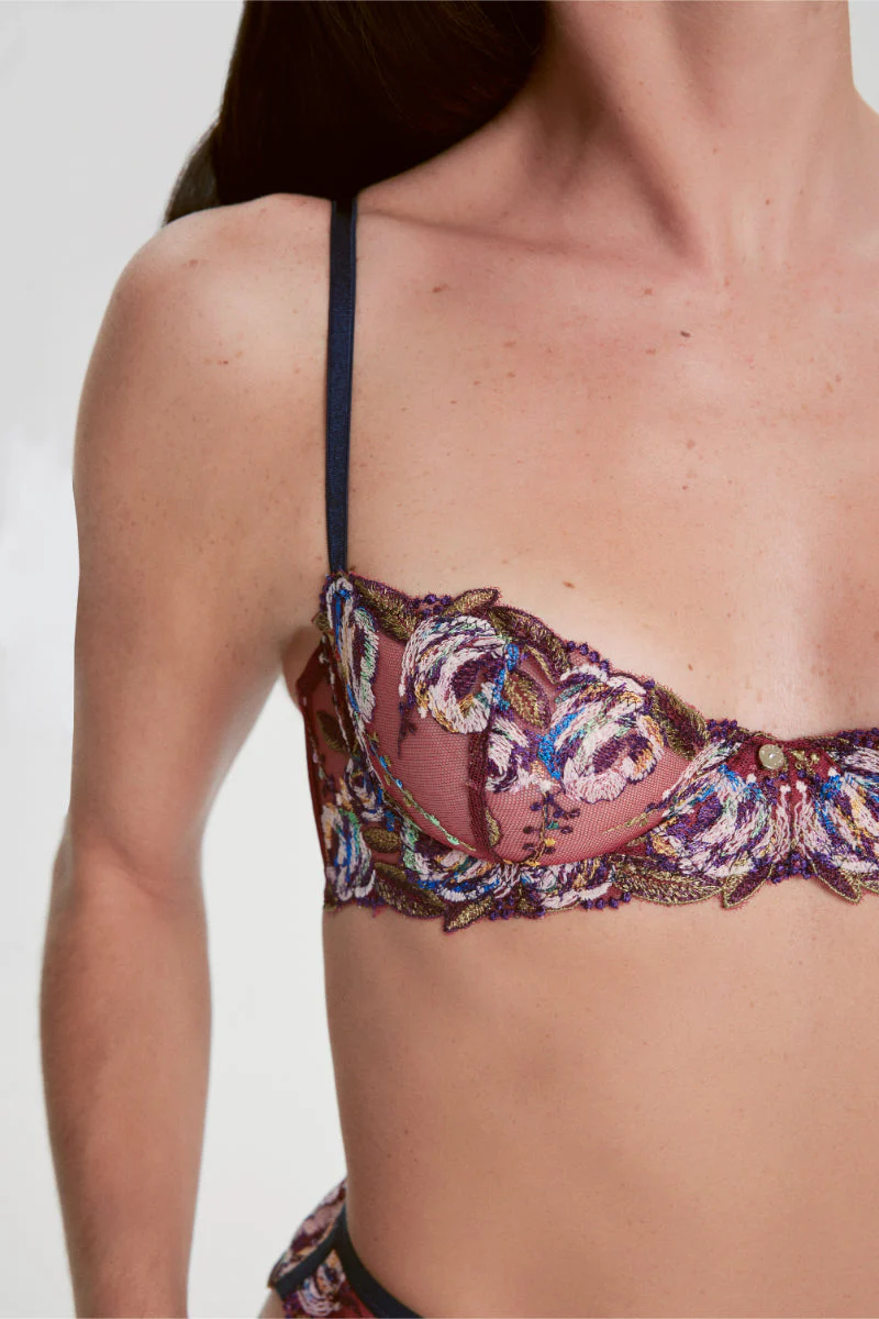 Soutien-Gorge Balconnet Marien - Bordeaux - Image 3