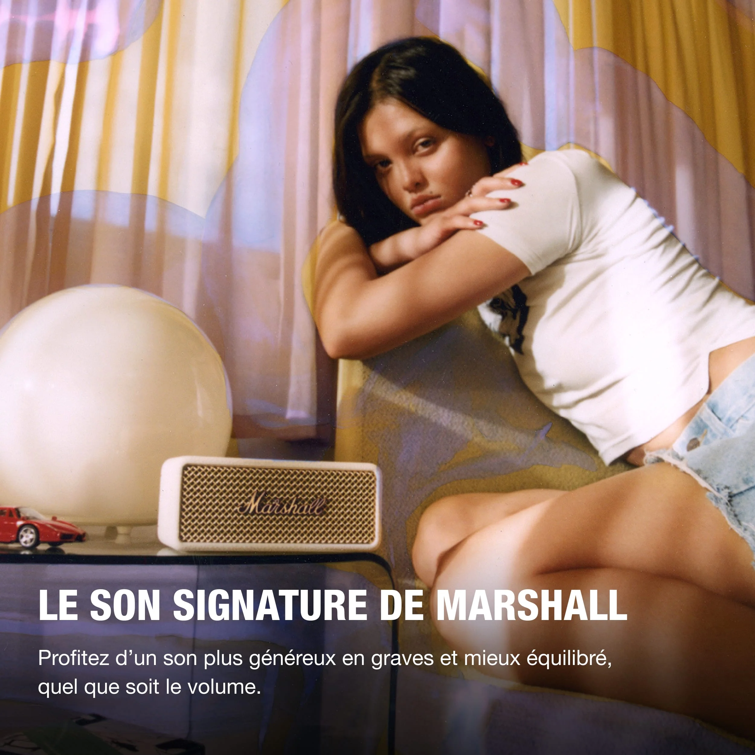 Marshall - Enceinte Portable - Emberton III - Crème - Image 4