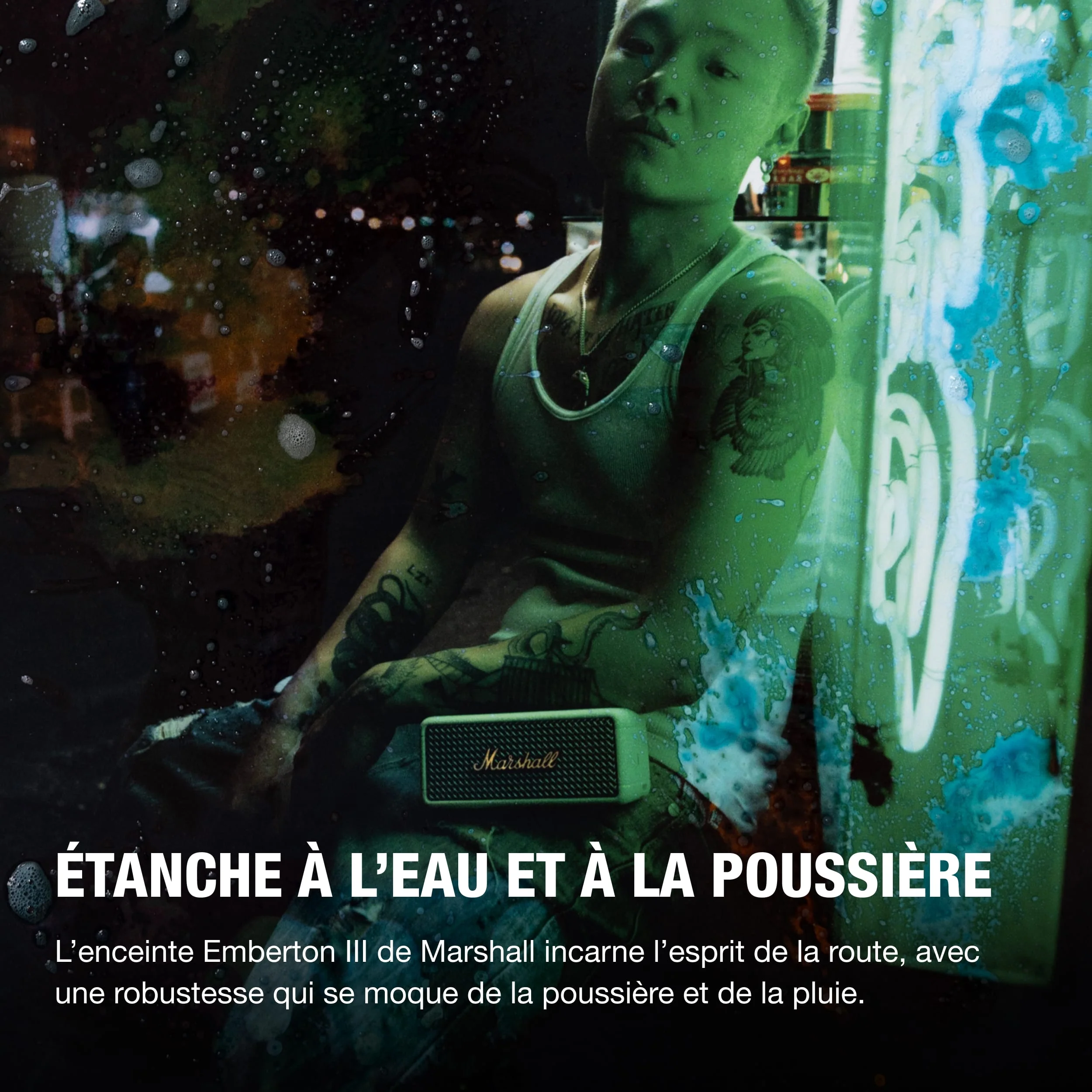 Marshall - Enceinte Portable - Emberton III - Crème - Image 7