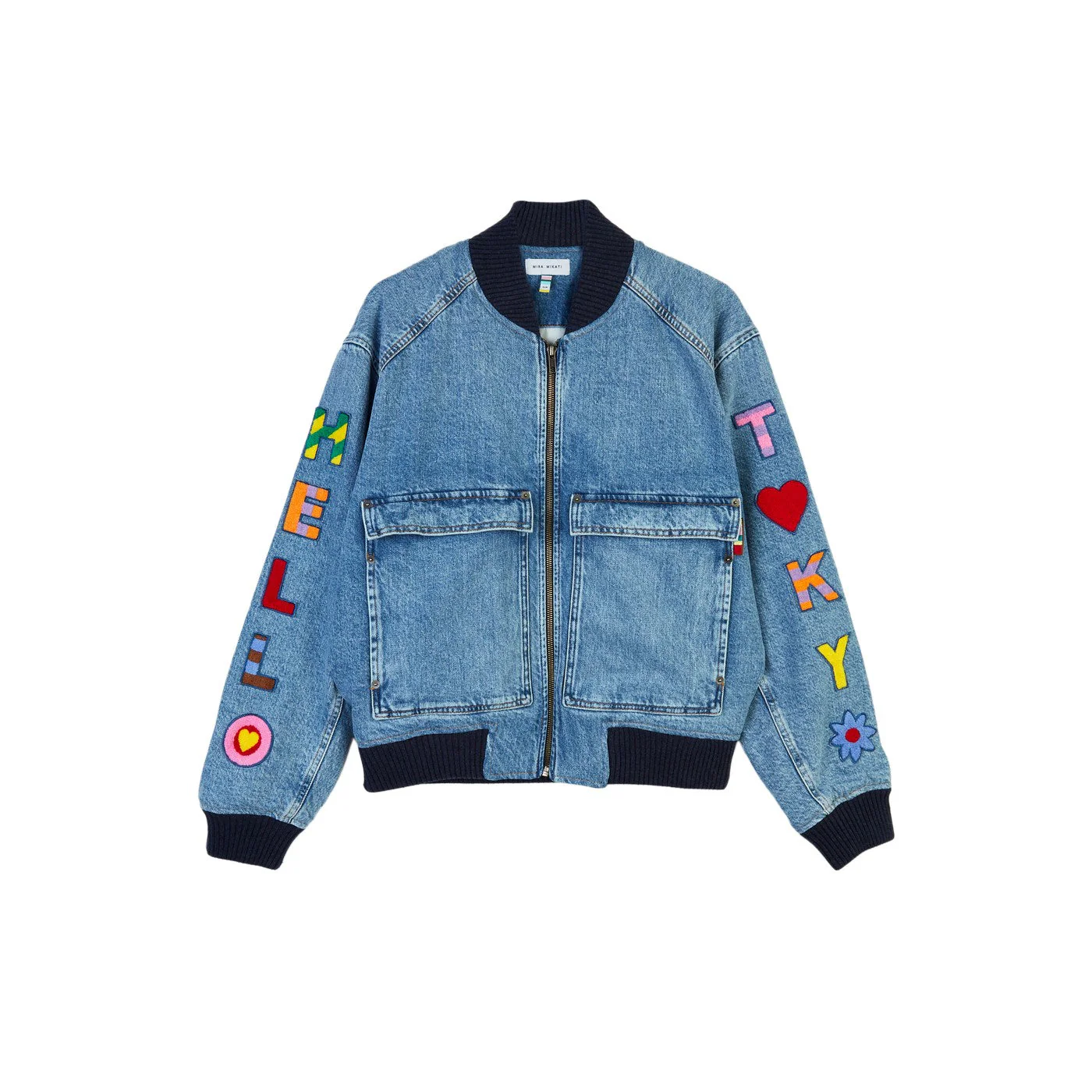 Veste Denim Hello Tokyo Bomber - Image 2