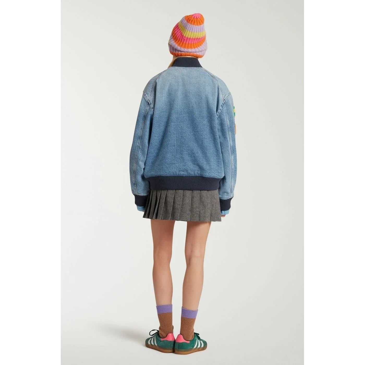 Veste Denim Hello Tokyo Bomber - Image 3