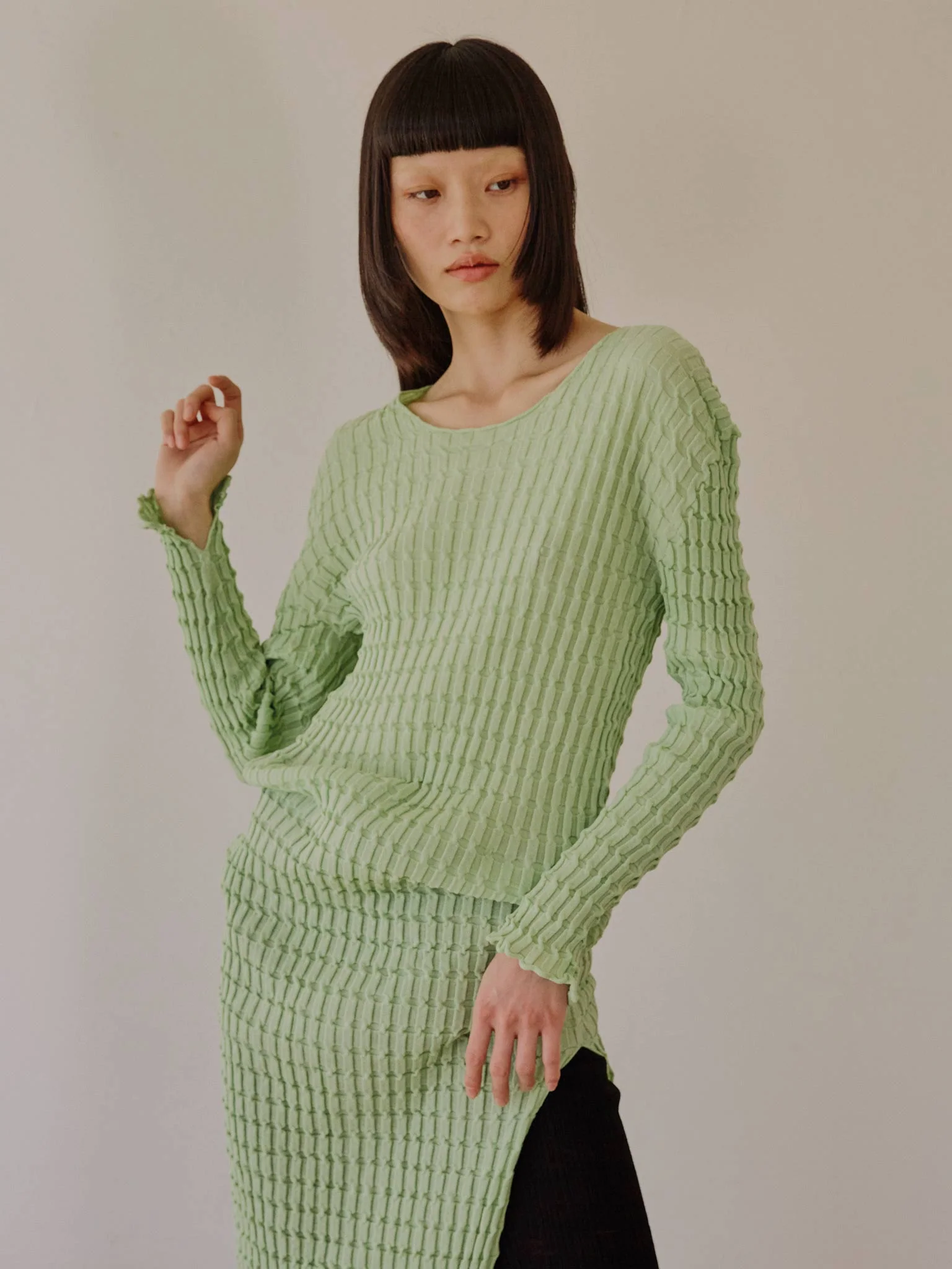 Robe Misuto - Sauge Légère - Image 2