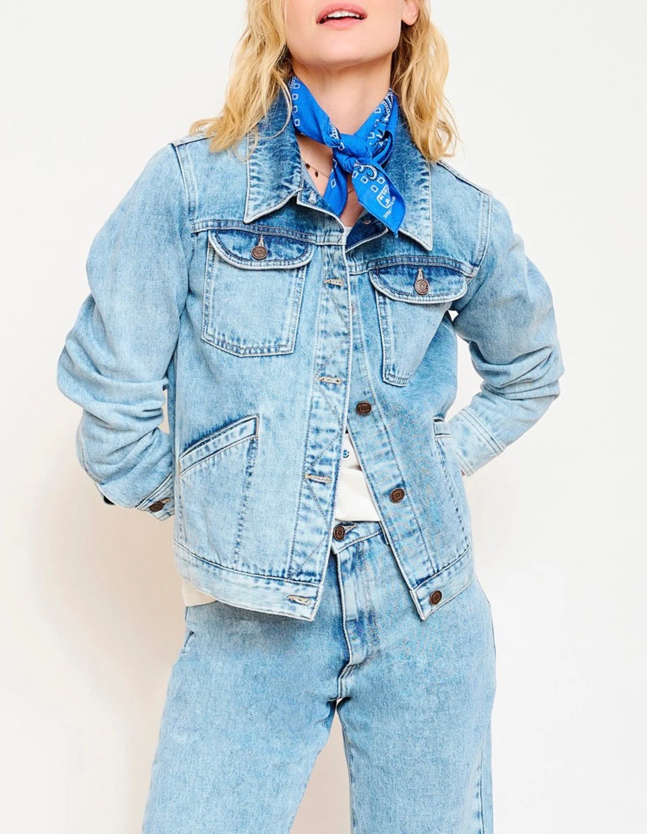 Mkt Studio - Veste Volonte Ibiza - Blue Diego Wash - Image 2