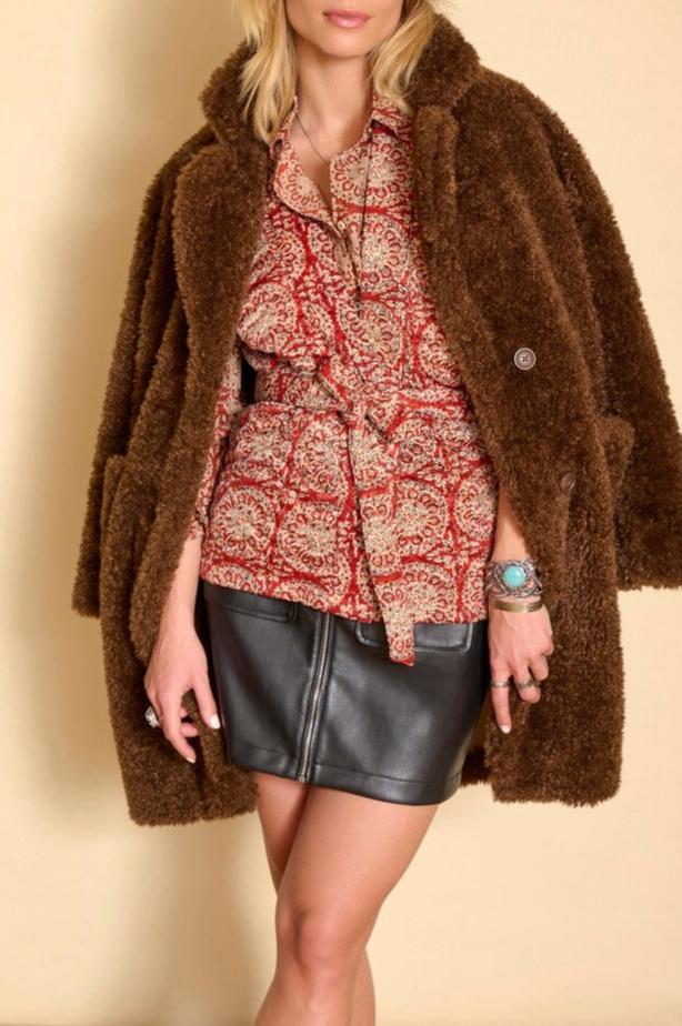 Manteau Memphis - Choco - Image 5