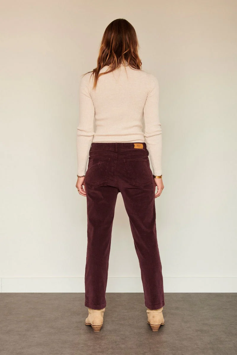 Pantalon The Linda Soft Corduroy - Purple - Image 2