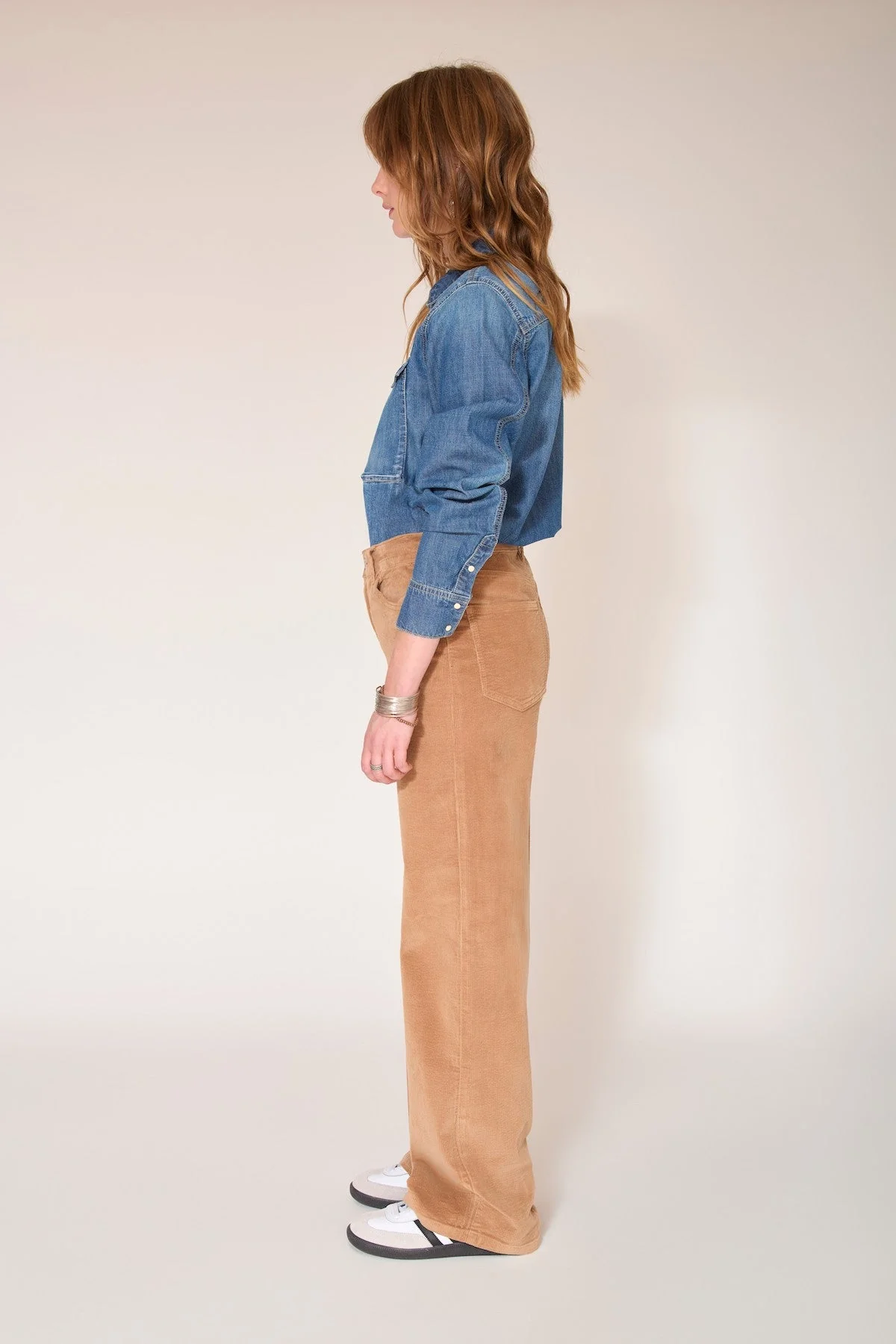 Pantalon Perrine Soft Corduroy - Ocean - Image 4