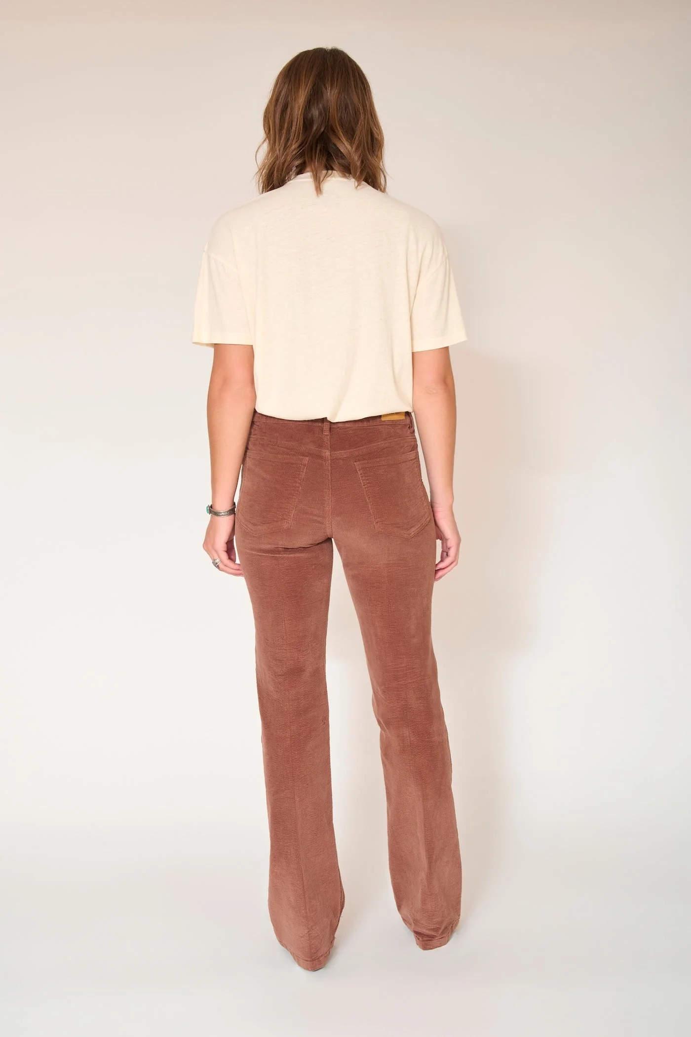 Pantalon The Queen Soft Corduroy - Coffee - Image 4