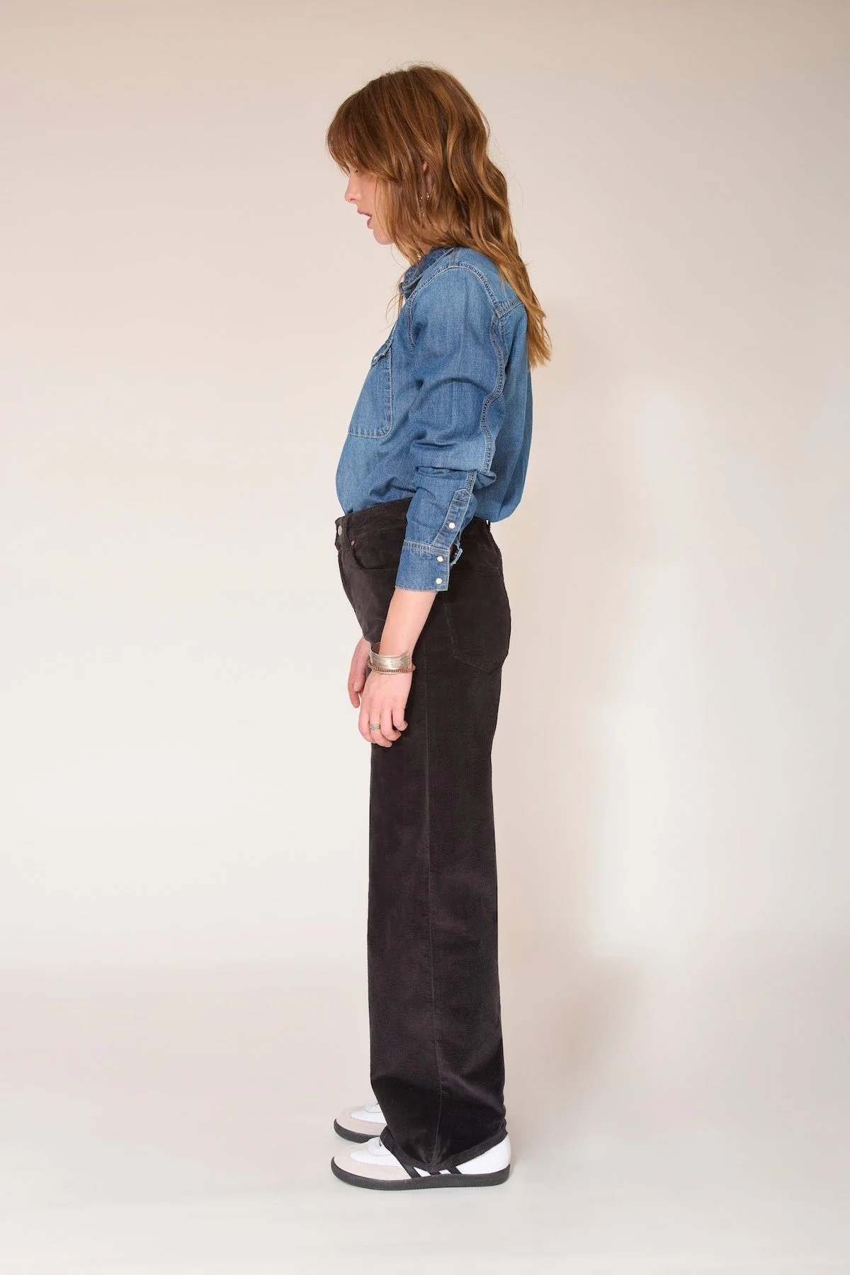 Pantalon The Levine Soft Corduroy - Azalee - Image 3