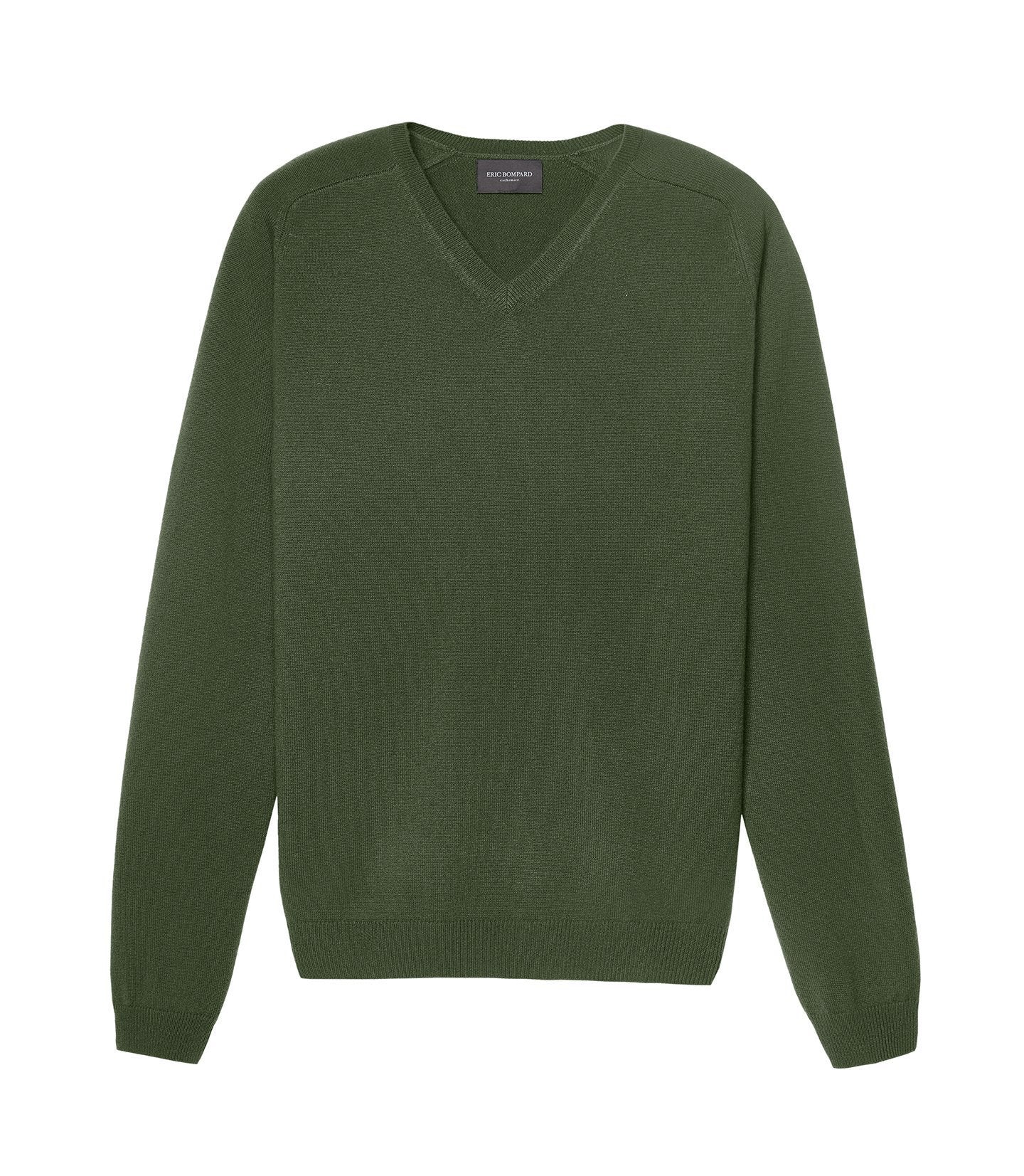 Pull V Ajuste Emmanchures Marteau - Vert Goemon - Homme - Image 4
