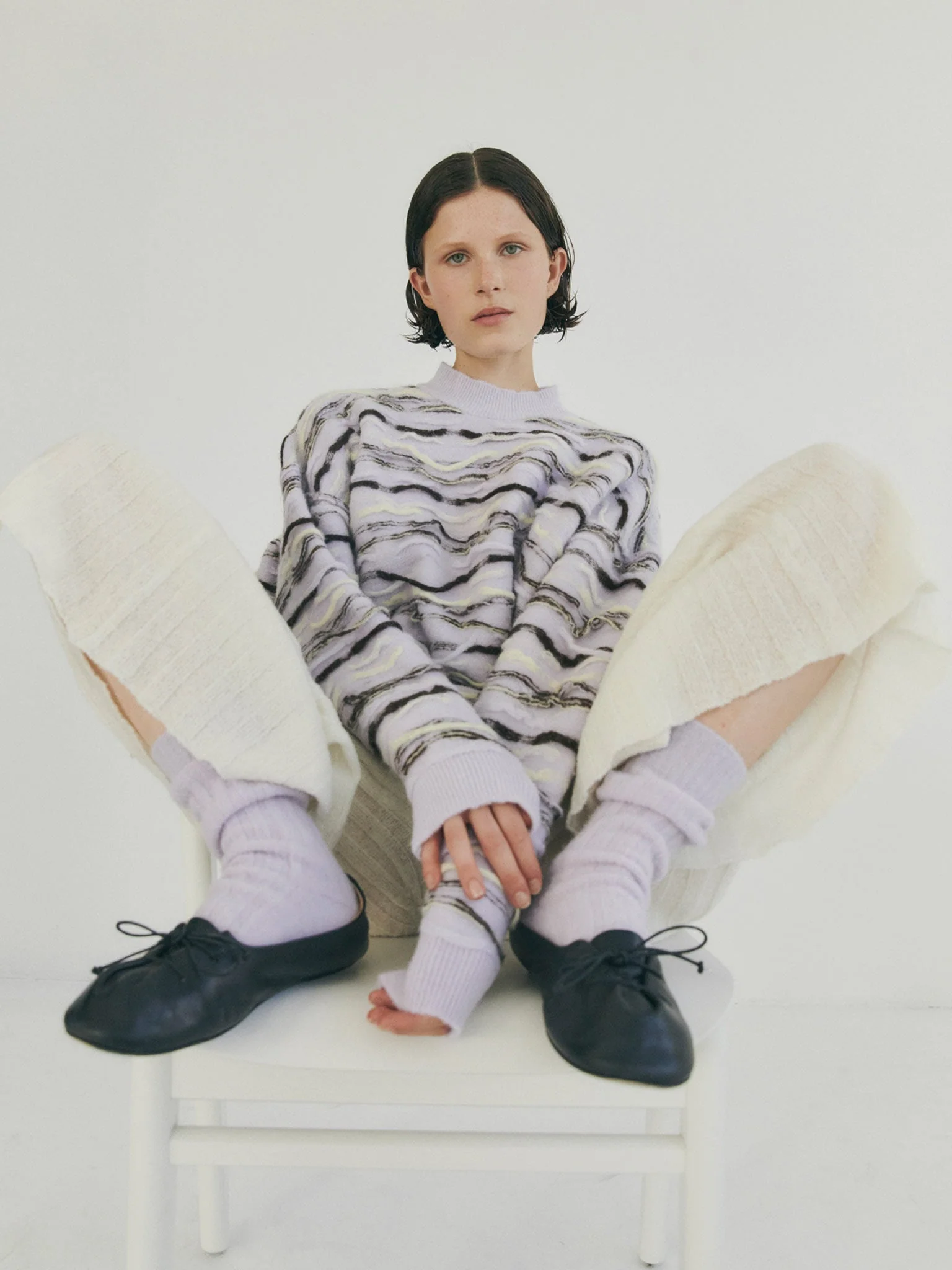 Pull Motsure - Lavande - Image 4