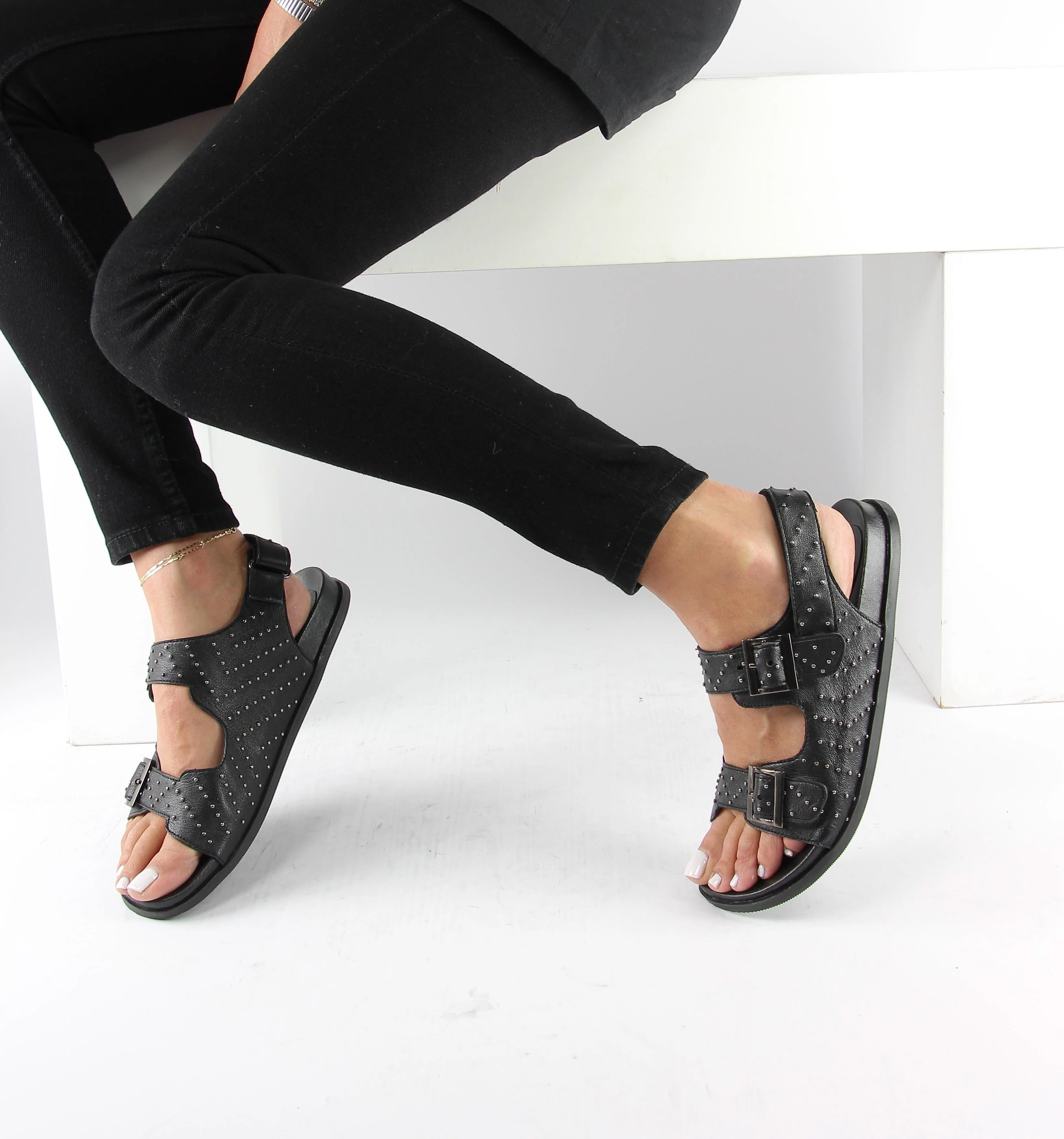 Sandales Hendrick - Noir - Image 4