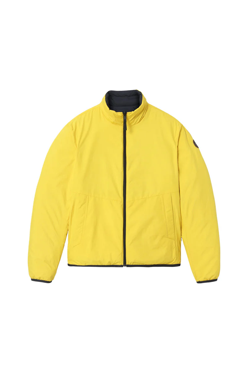Veste Réversible A-Alvar Bleu Marine Et Jaune - Homme - Image 5