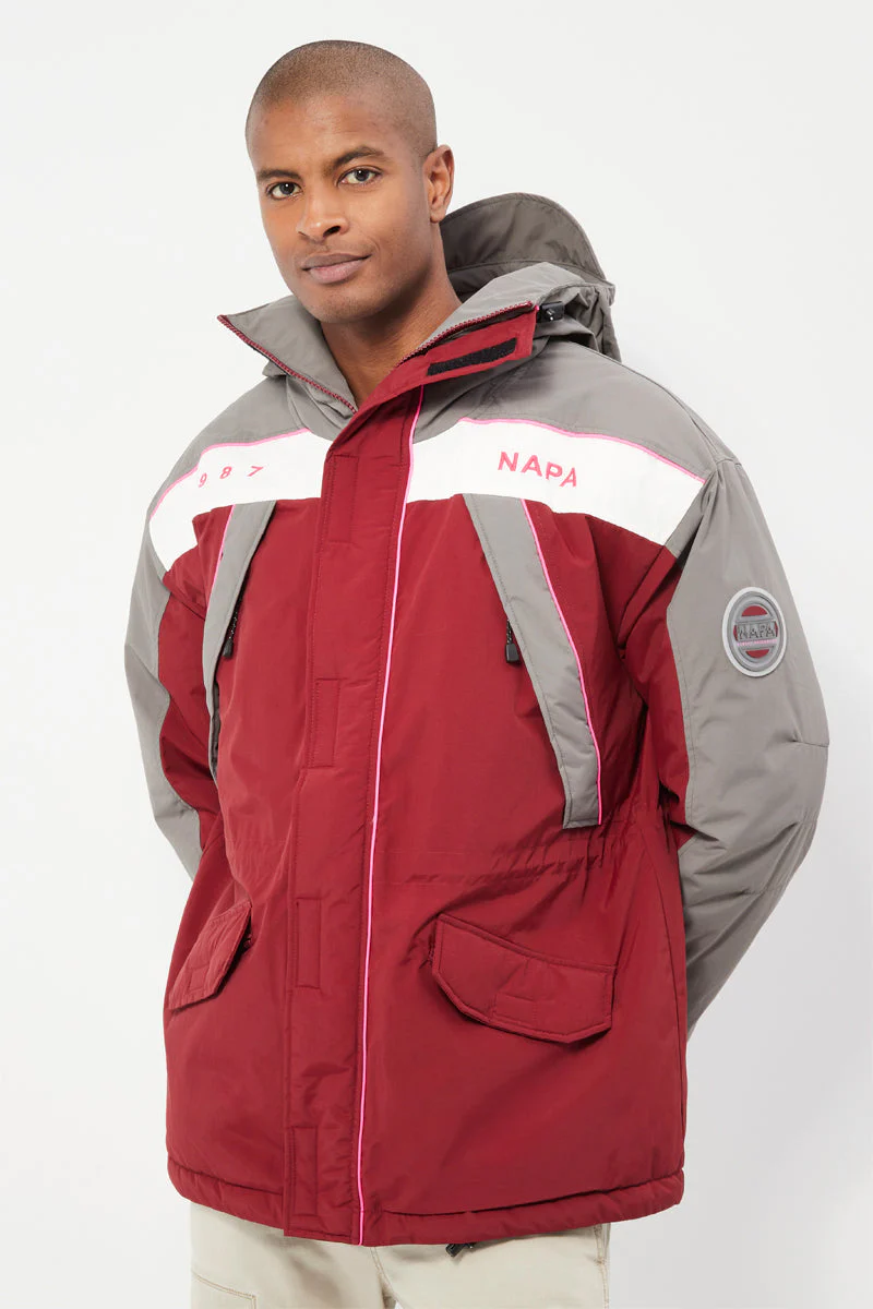 Parka À Capuche Epoch 2 Bordeaux - Homme - Image 3