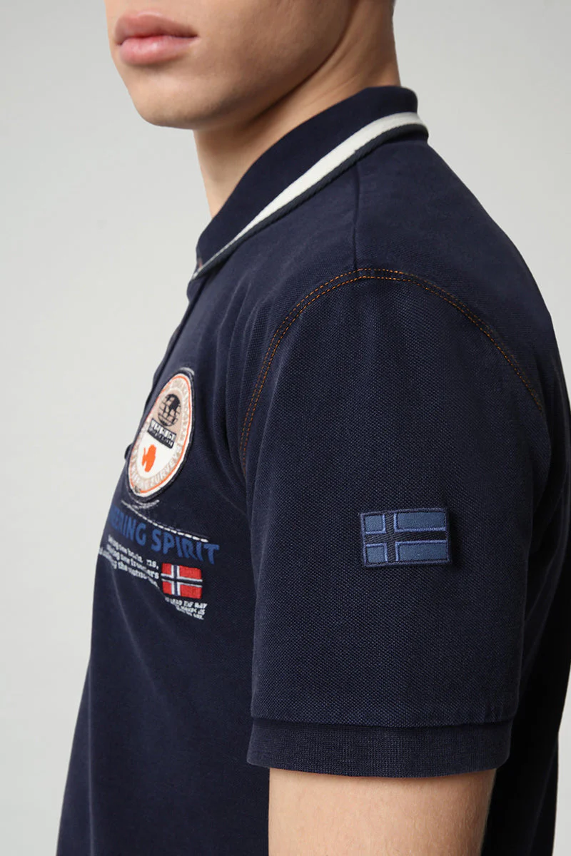 Polo Gandy 2 Bleu Marine - Homme - Image 4