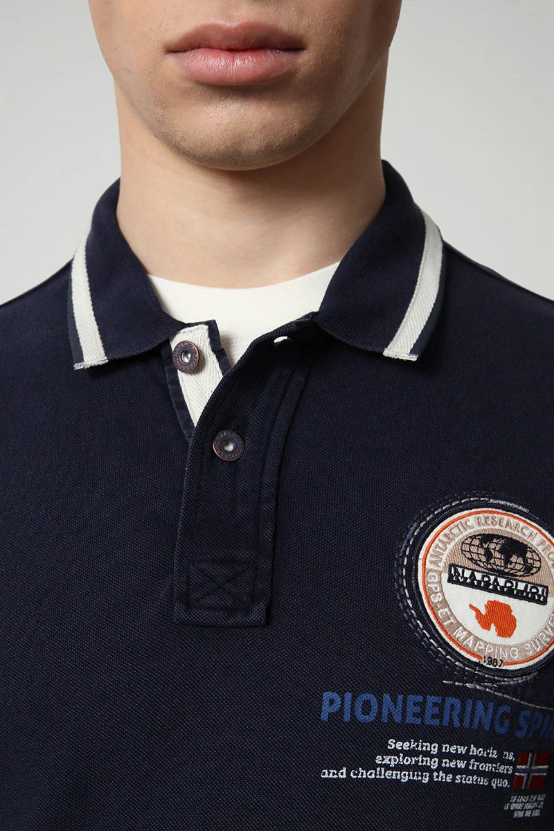 Polo Gandy 2 Bleu Marine - Homme - Image 5