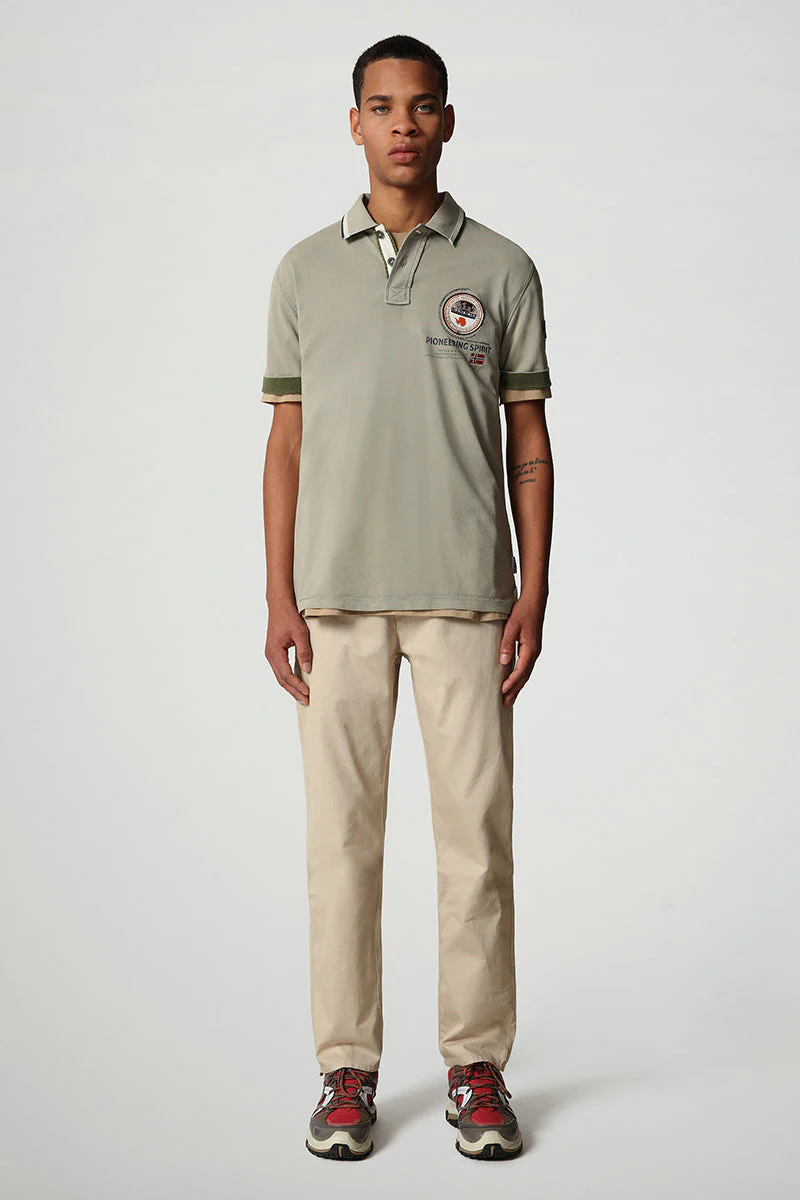 Polo Gandy 2 Vert Clair - Homme - Image 3