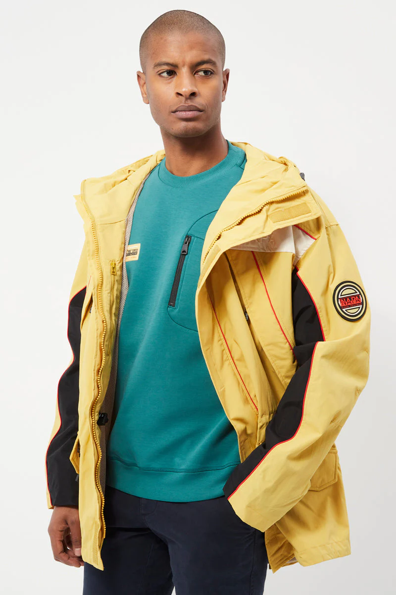 Parka À Capuche Epoch Sum 2 Jaune - Homme - Image 3