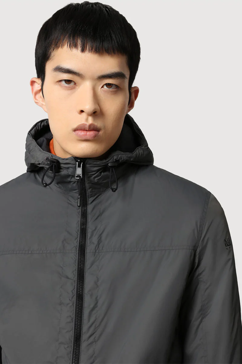 Veste À Capuche A-Circular Puffer 1 Gris Foncé - Homme - Image 5