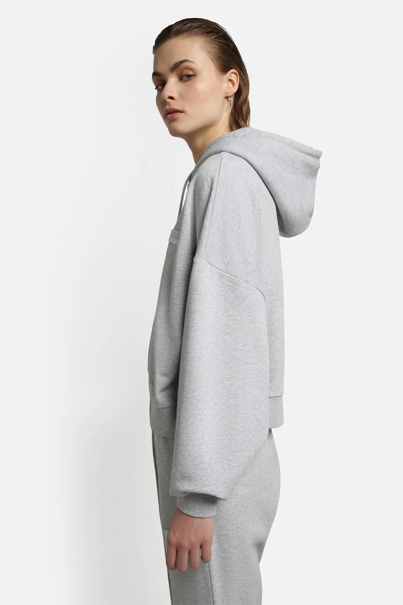 Sweat B-Morgex H Gris Clair Chiné - Femme - Image 3