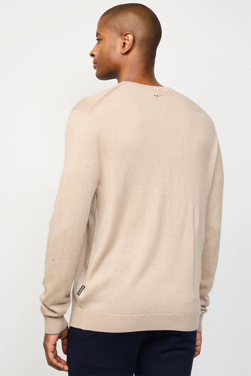 Pull En Laine Damavand Beige - Homme - Image 2