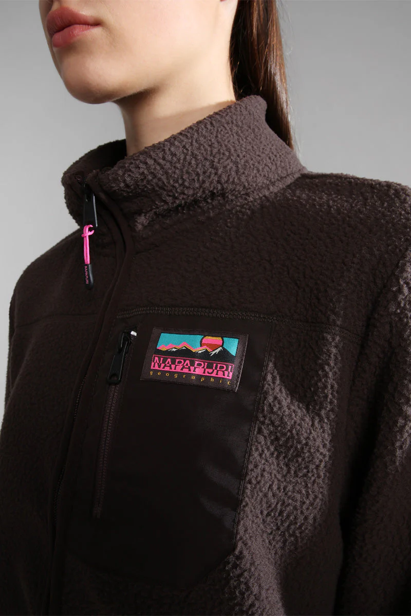 Sweat T-Rappel Marron Foncé - Femme - Image 4
