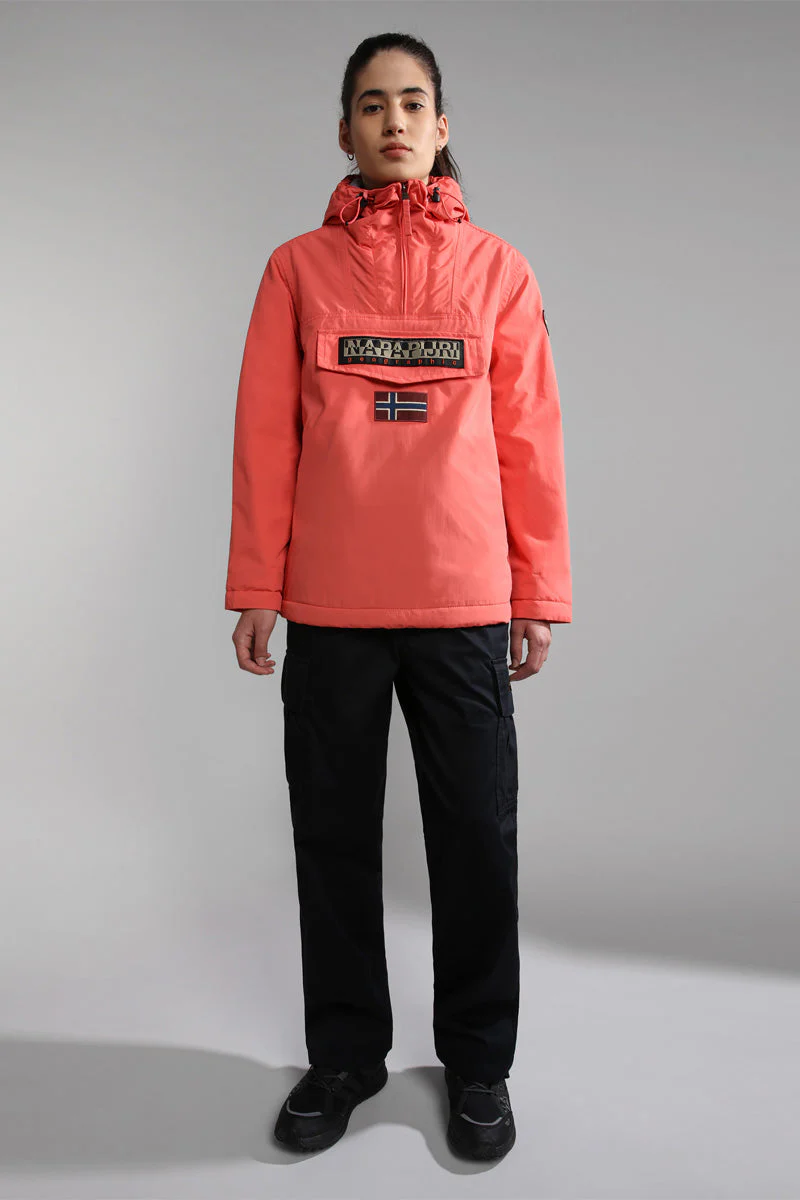 Coupe-Vent À Capuche Rainforestwint Corail - Femme - Image 3