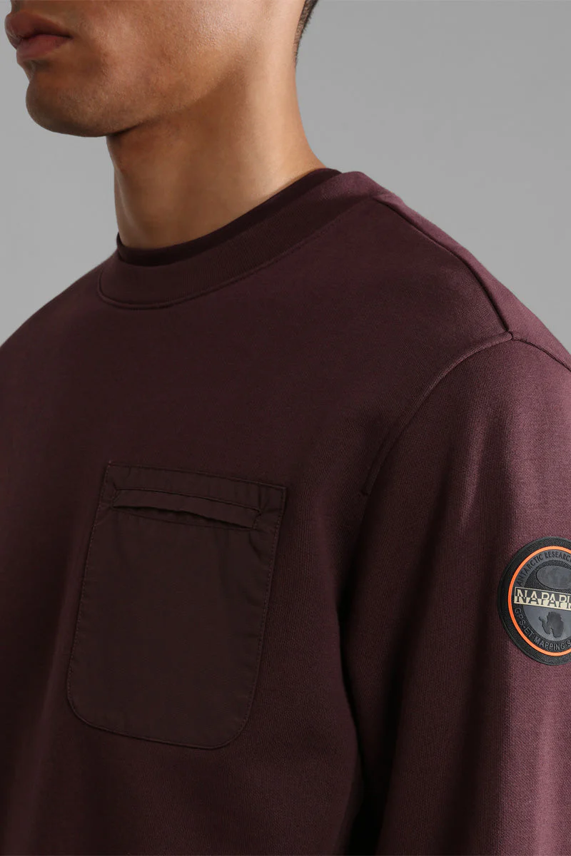 Sweat B-Nynorsc Bordeaux - Homme - Image 4