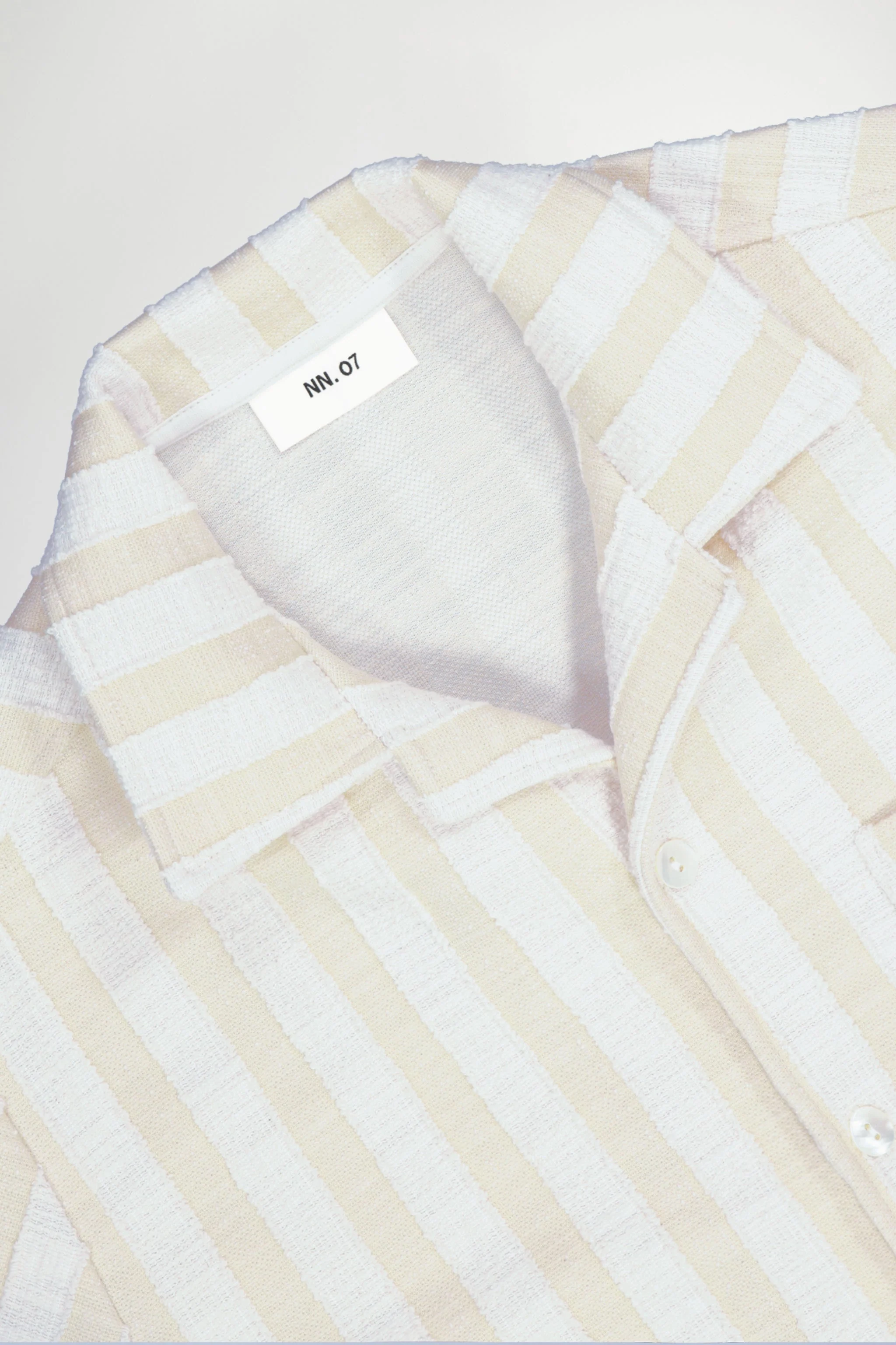 Chemise Julio SS - Khaki Stripe - Image 5
