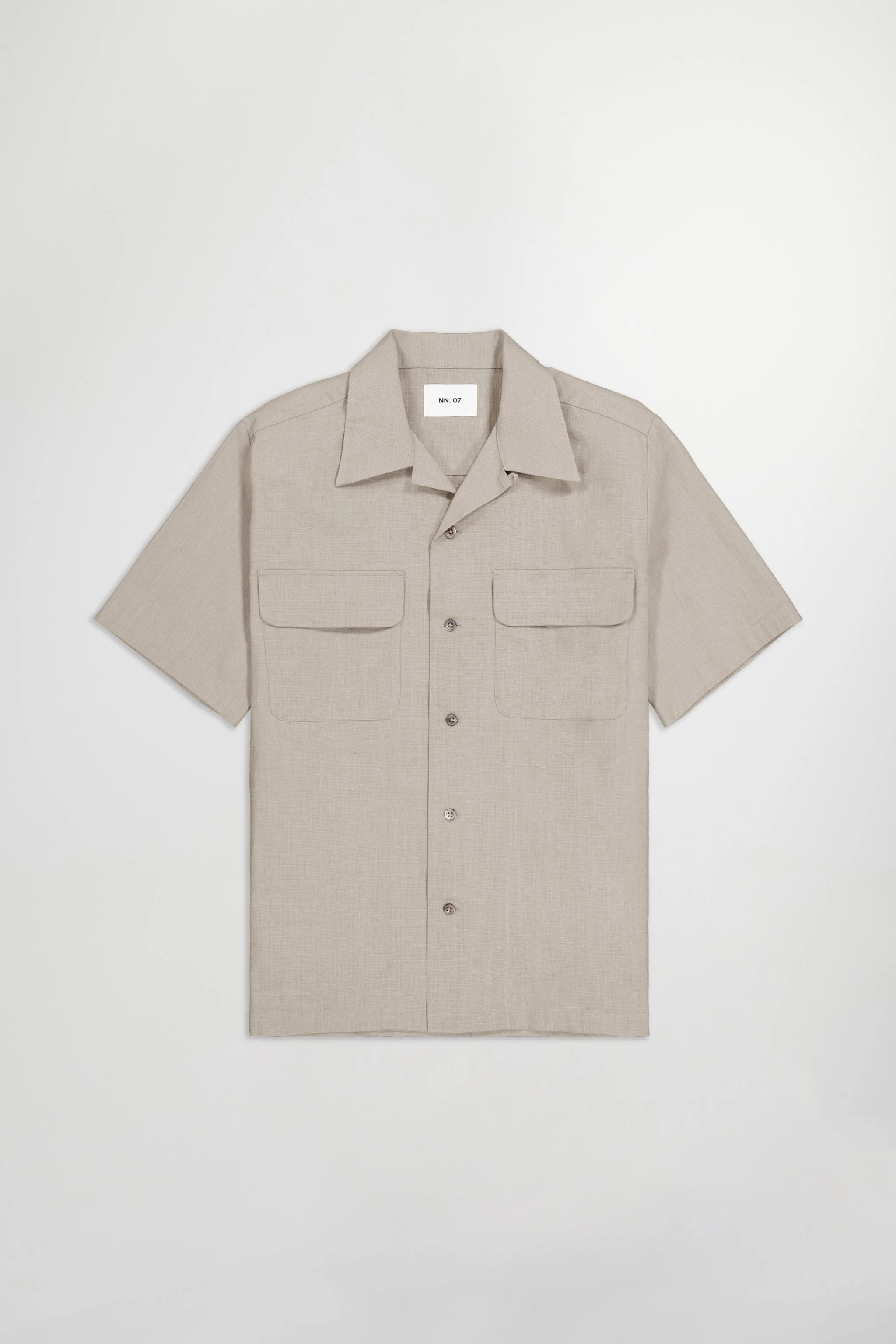 Chemise Daniel SS - Khaki Stone - Image 3