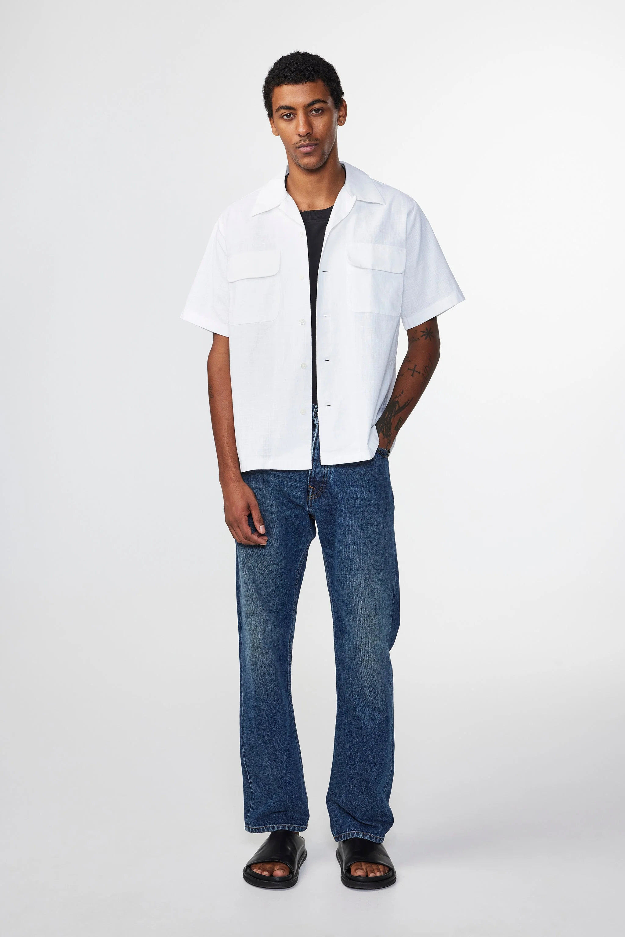 Chemise Daniel SS - Off White - Image 3