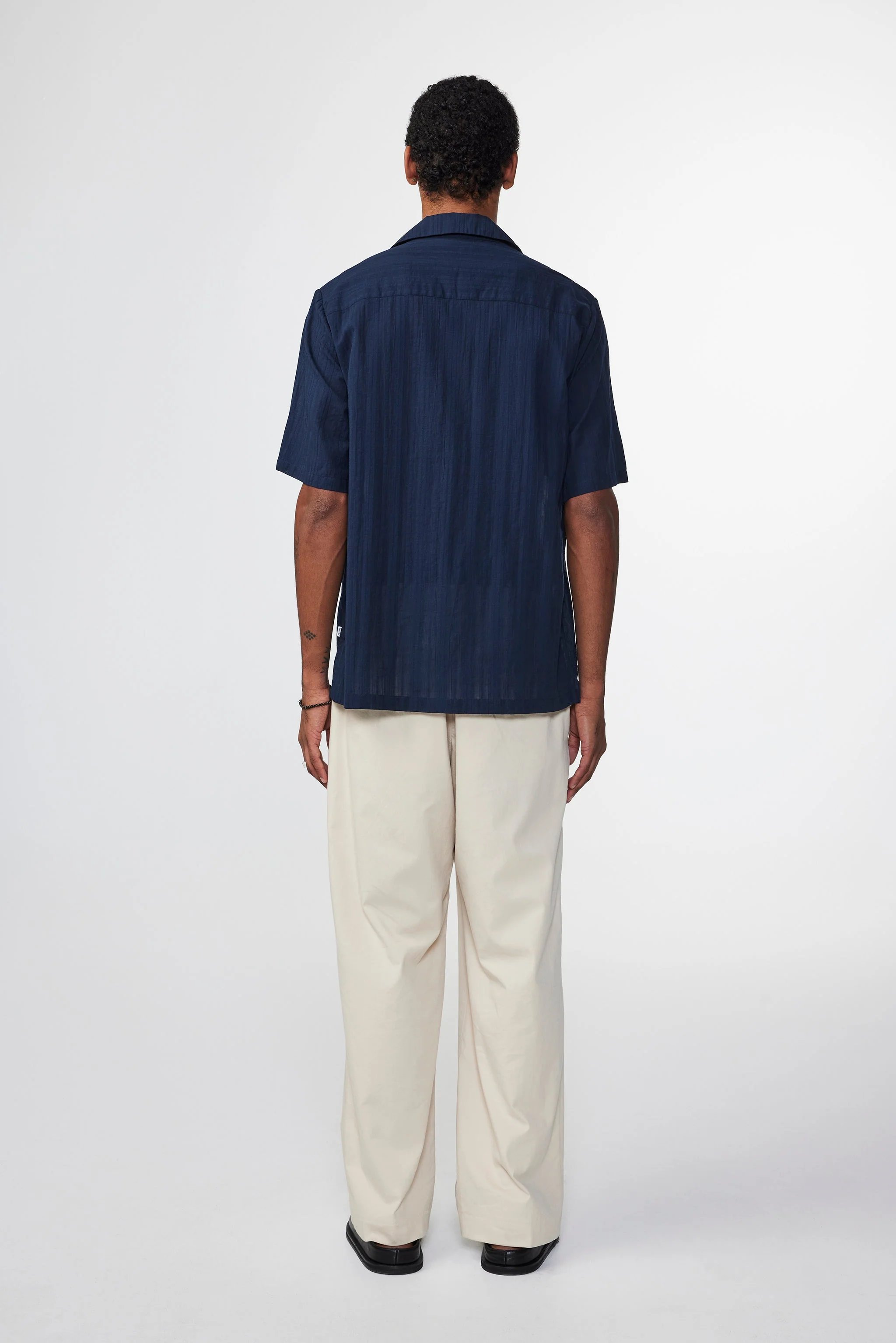 Chemise Daniel SS - Navy Blue - Image 2