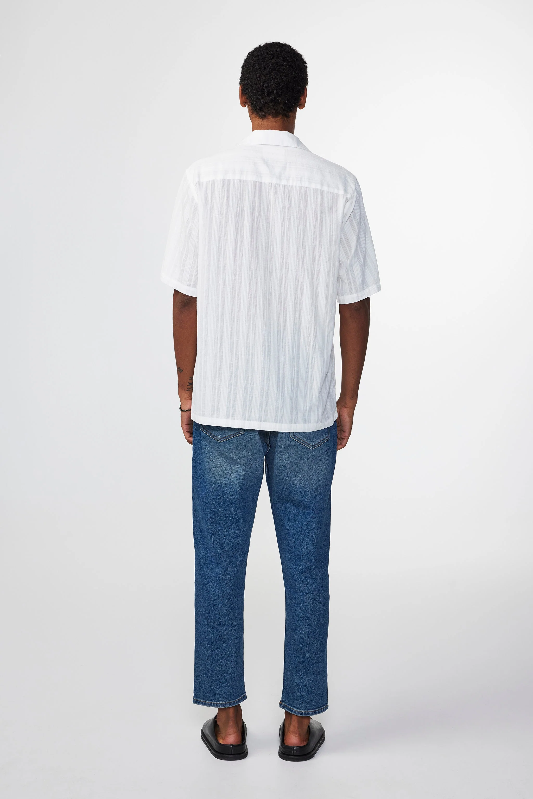 Chemise Daniel SS - White - Image 2