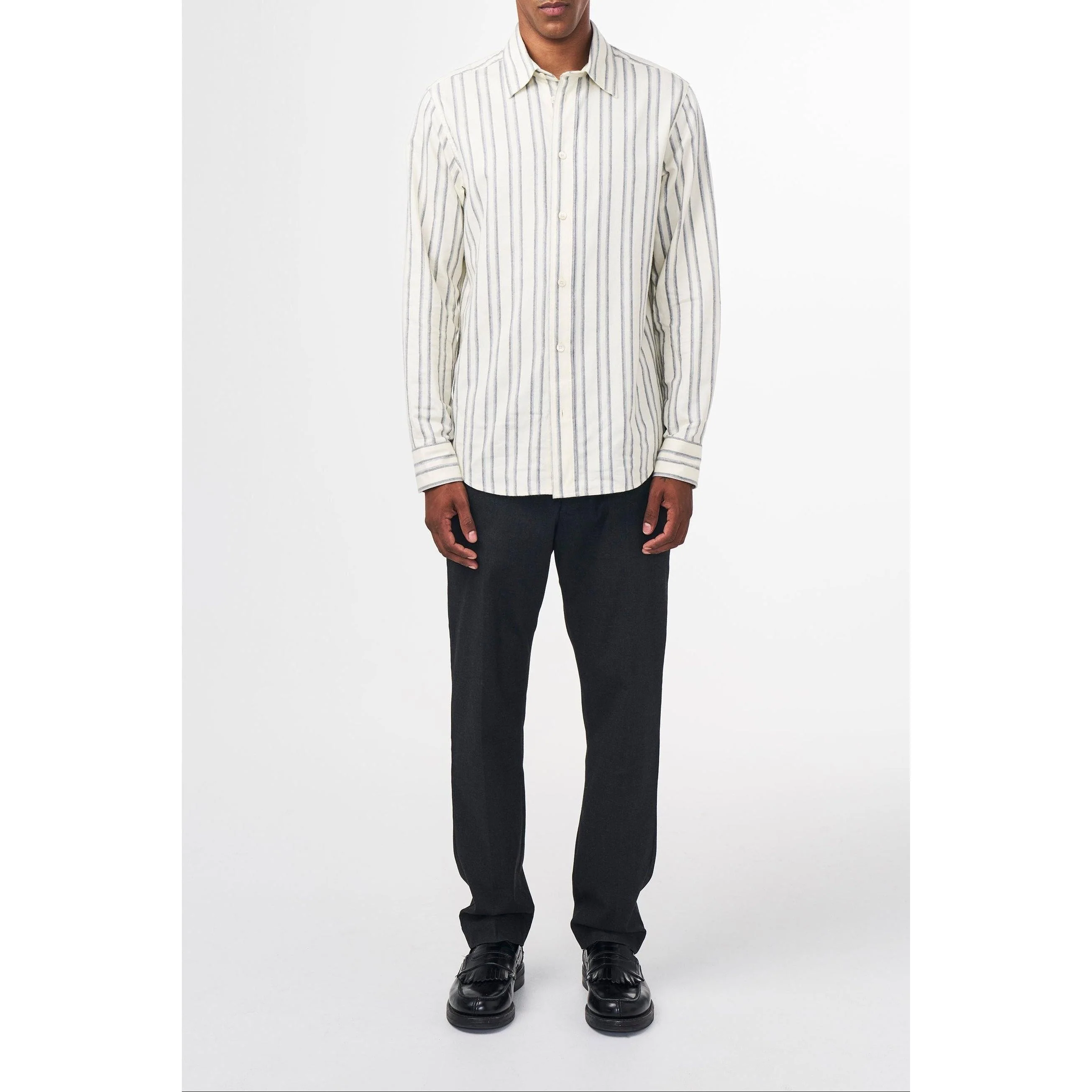Chemise Colby - Off White Stripe - Image 2