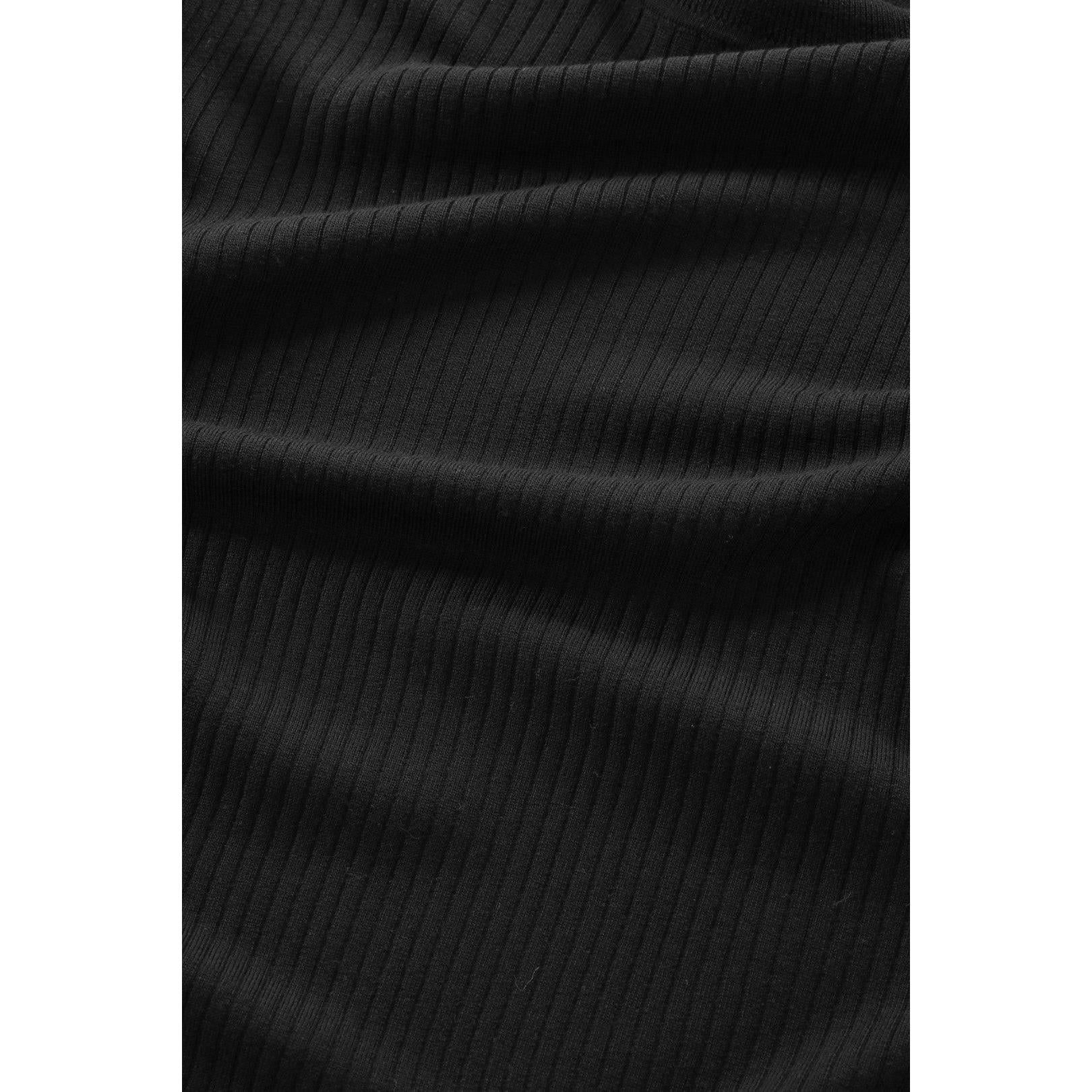 Gilet Richard Rib - Black - Image 4