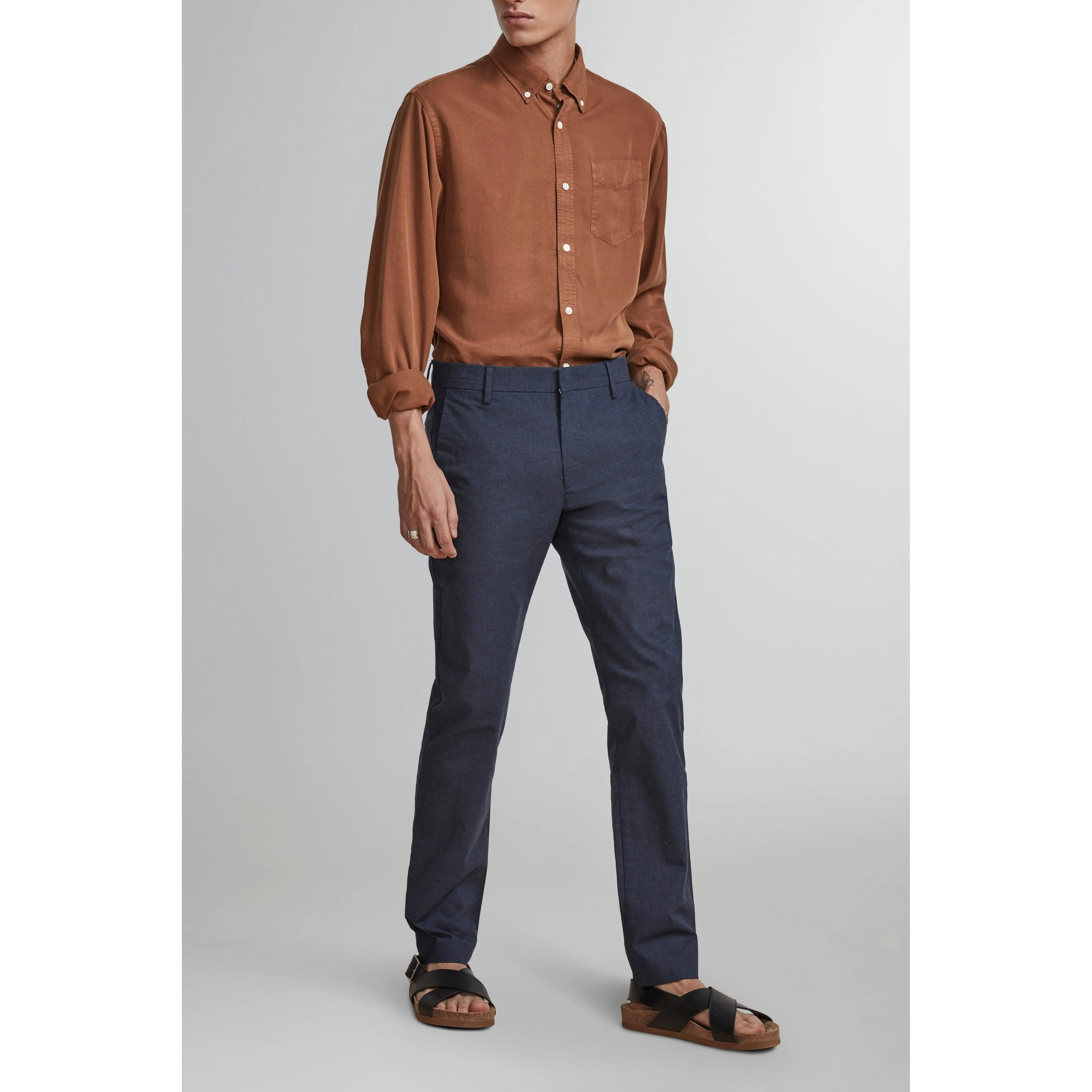 Pantalon Theo - Navy Blue - Image 4