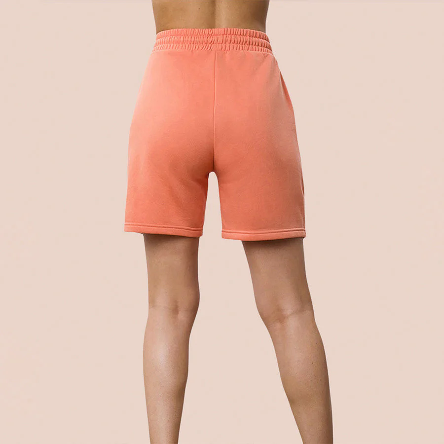 Short De Survêtement Beverly - Orange Coquelicot - Image 3