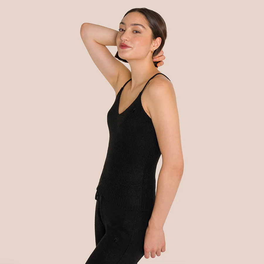 Top En Maille Chiara - Noir - Image 2