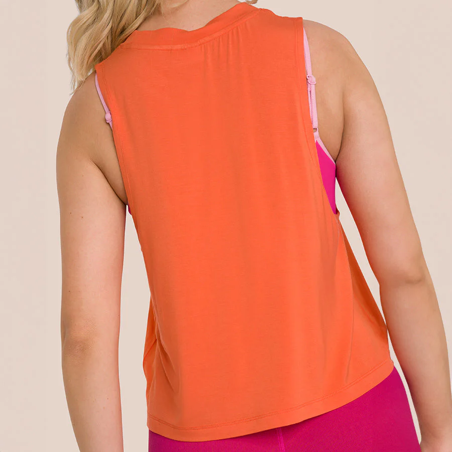 Débardeur Jenny - Orange Feu - Image 3