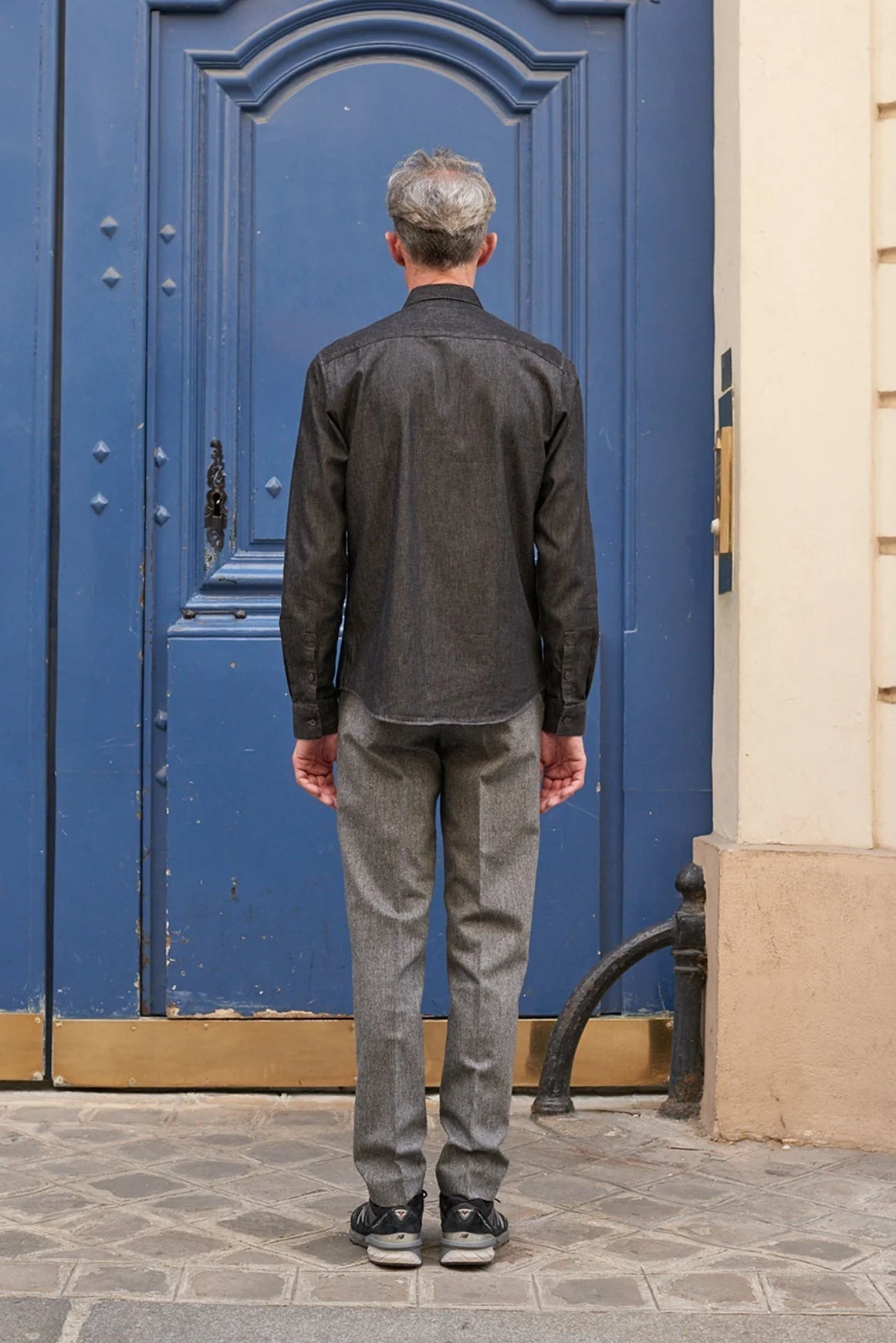 Pantalon De Costume Eluard P - Fumee - Image 7