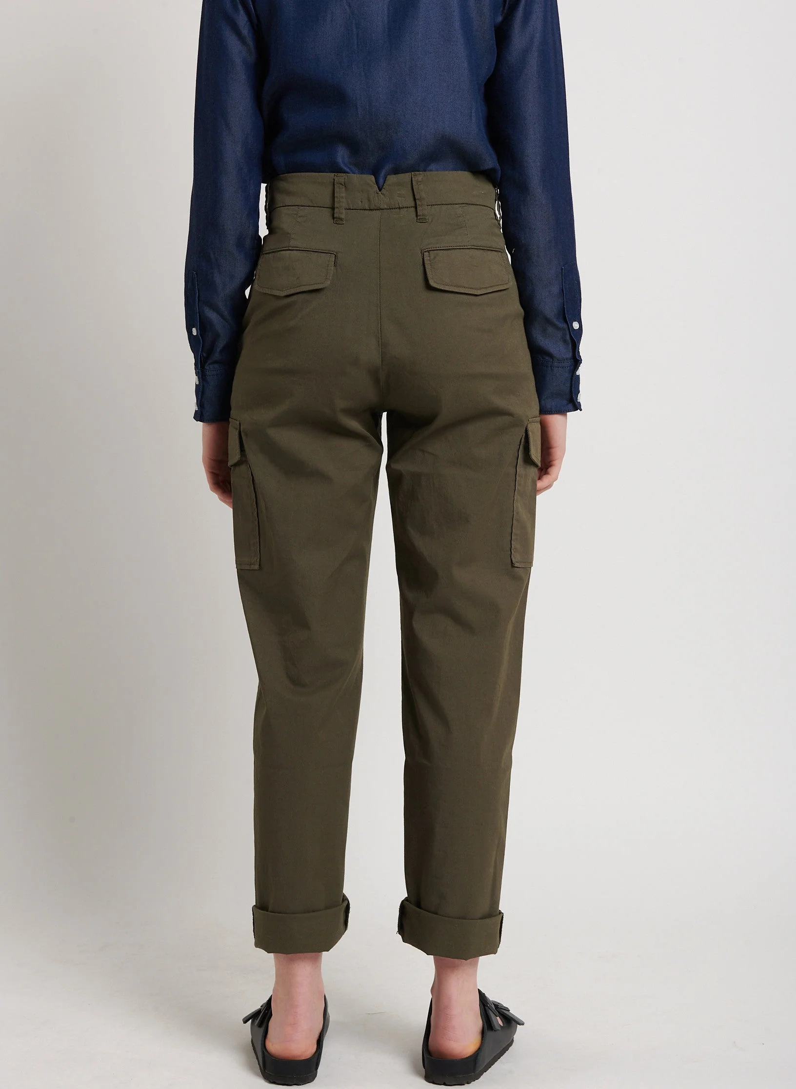 Maison Standards - Pantalon Militaire - Kaki - Femme - Image 4