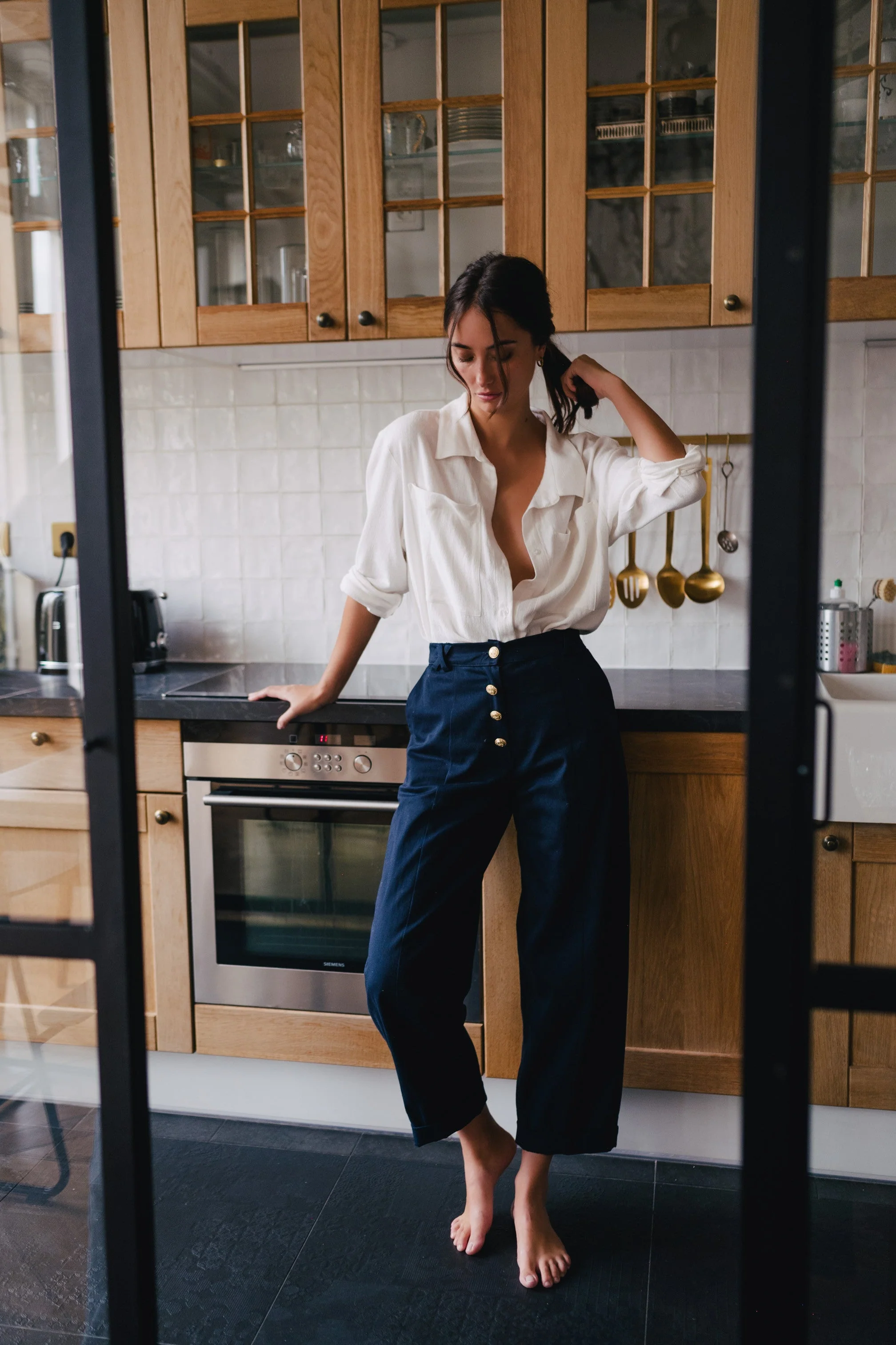 Pantalon Tiago Gabardine Marine - Image 5