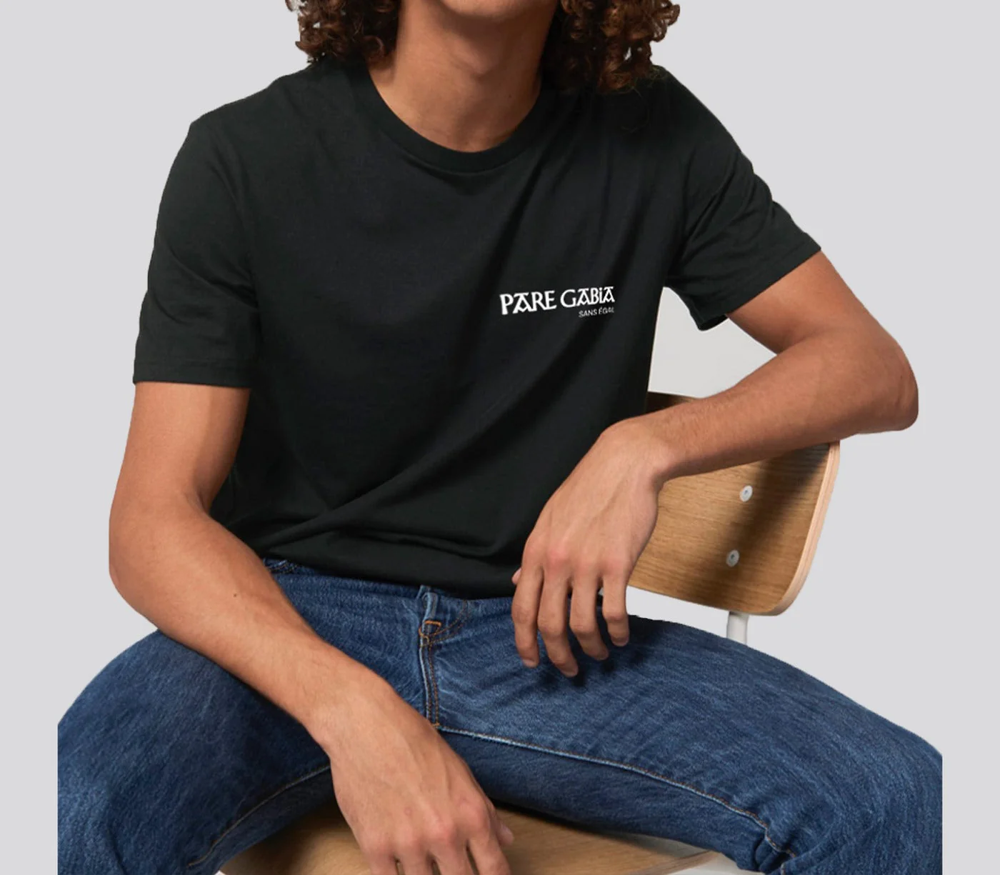T-shirts Manche Courte Antoni - Black - Mixte - Image 2