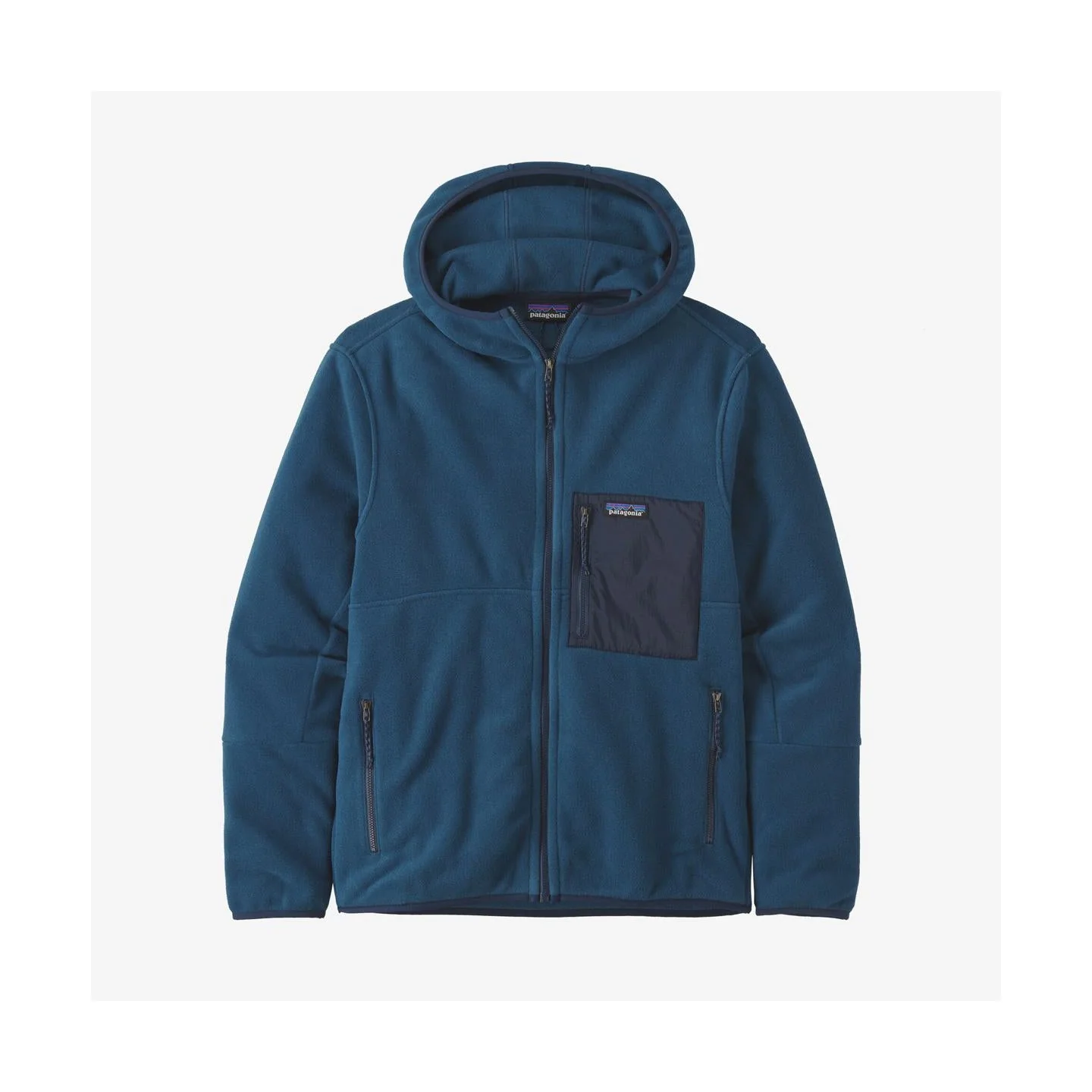 Patagonia - Hoodie Microdini - Cyan - Homme - Image 3
